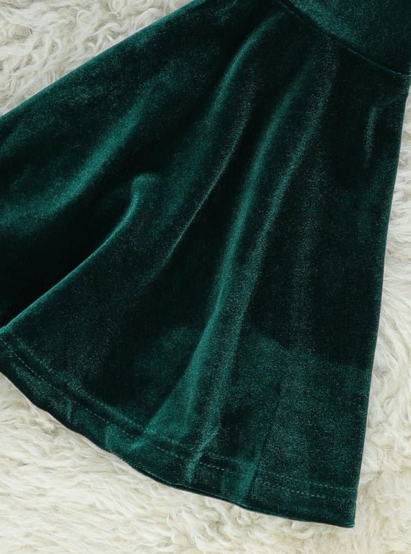 Gingerbread & Candy Cane Velvet Outfit - Image 3
