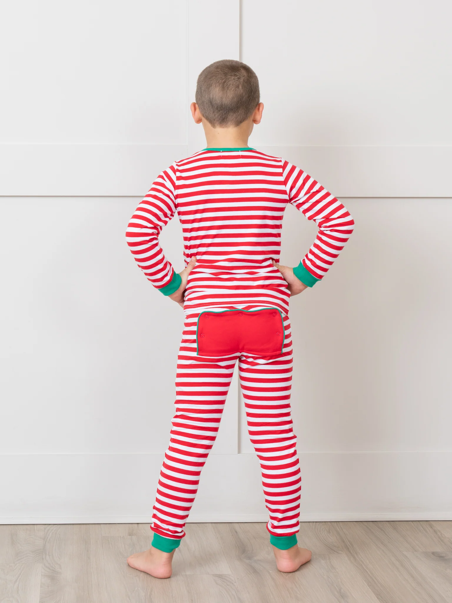 Gingerbread Dreams Striped Christmas Pajamas - Boys & Girls - Image 10