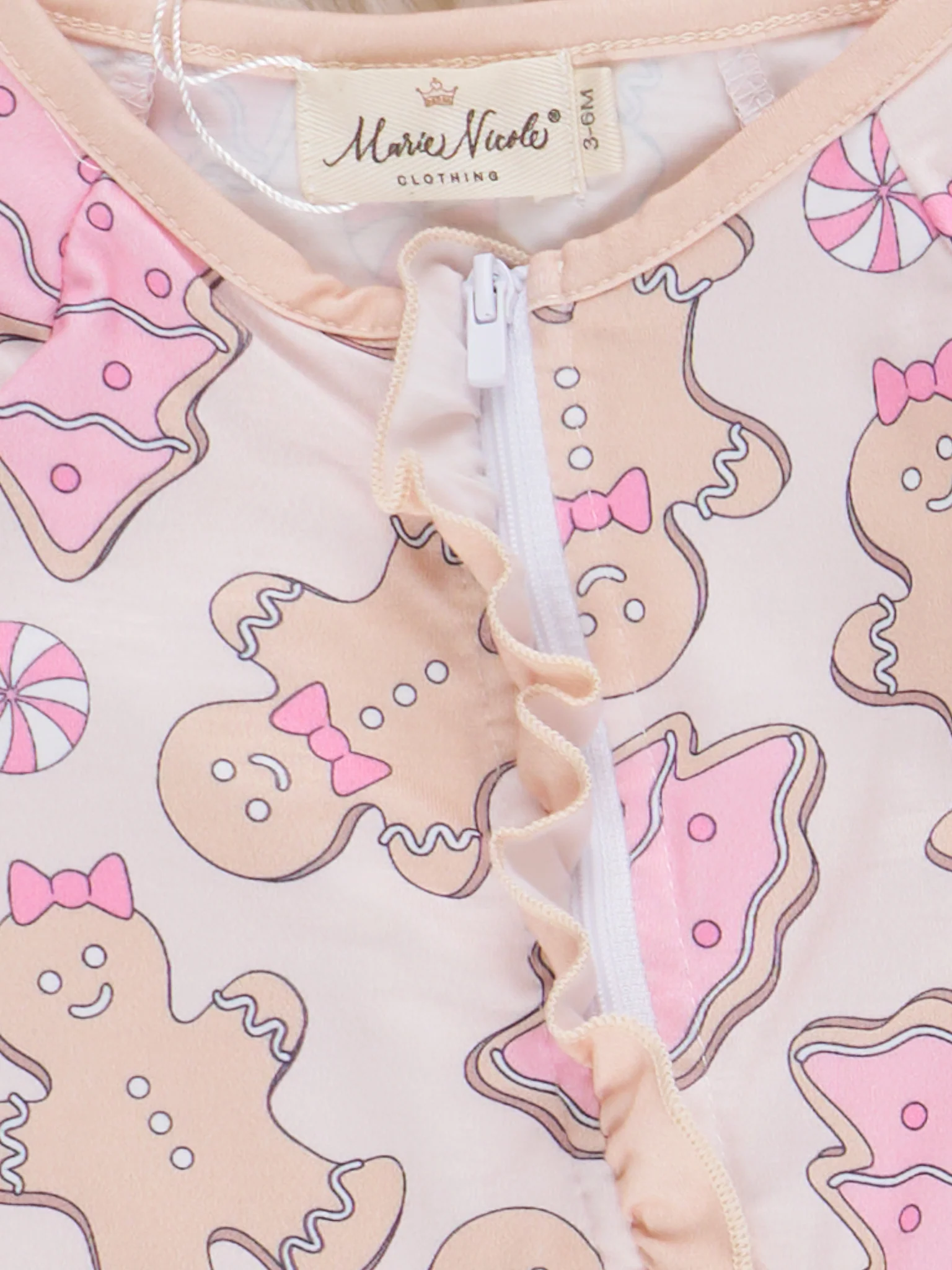 Gingerbread Forest Sleeper Pajamas - Image 2