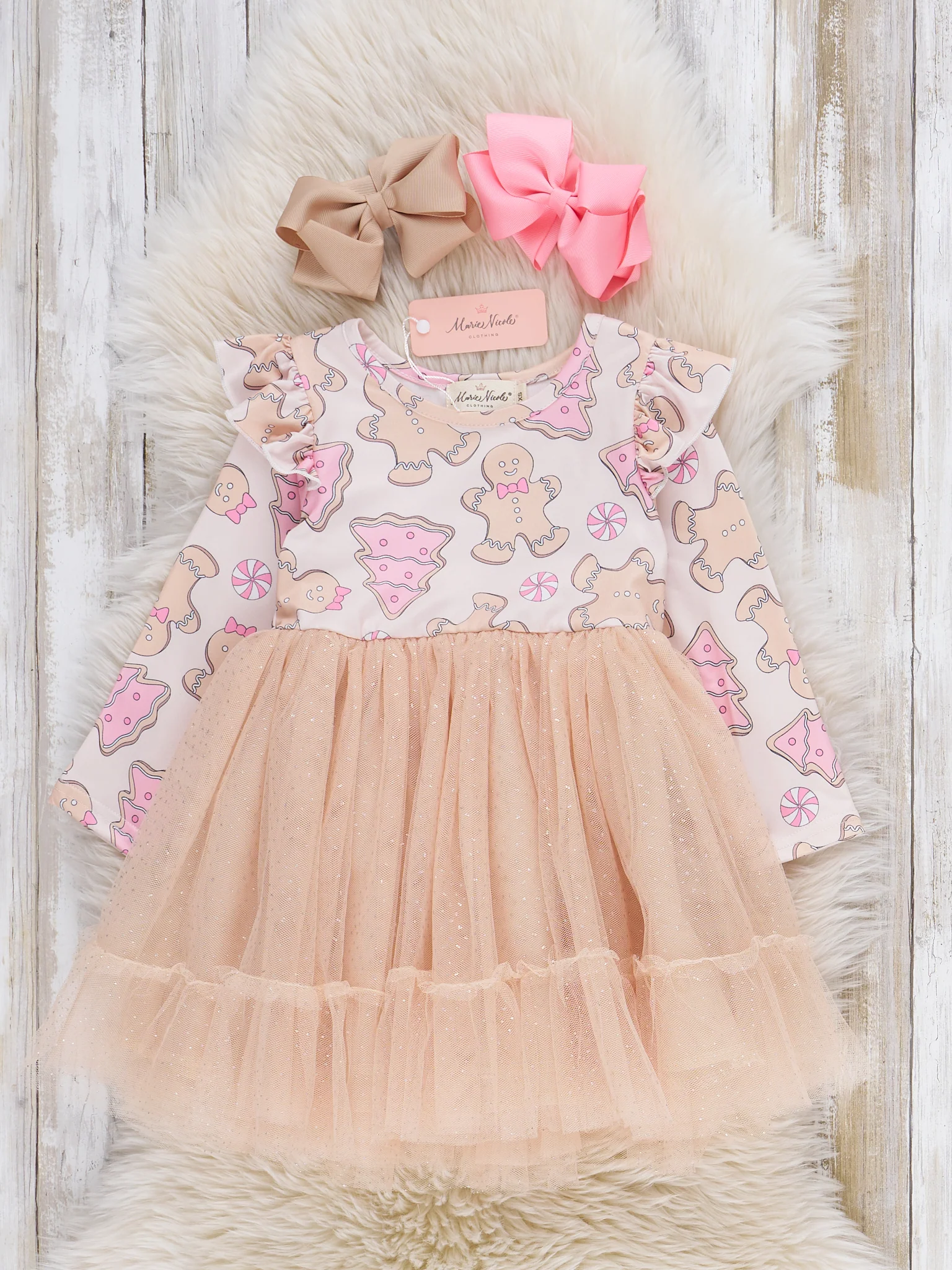 Gingerbread Forest Tulle Dress