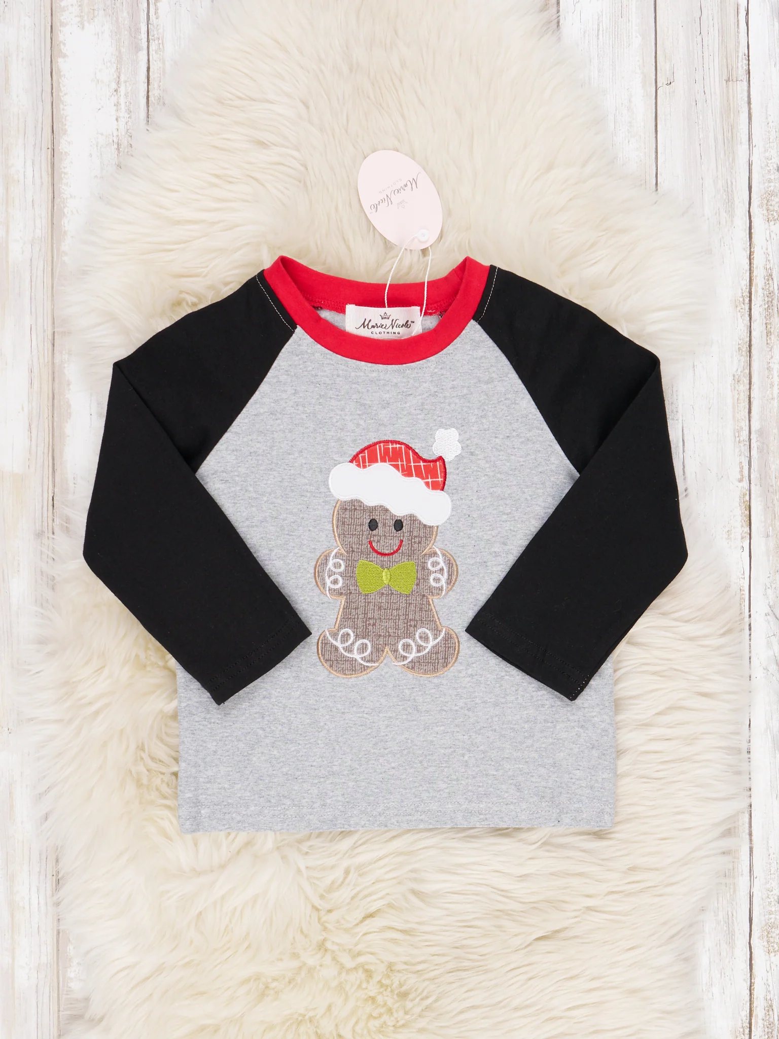 Gingerbread Raglan Shirt