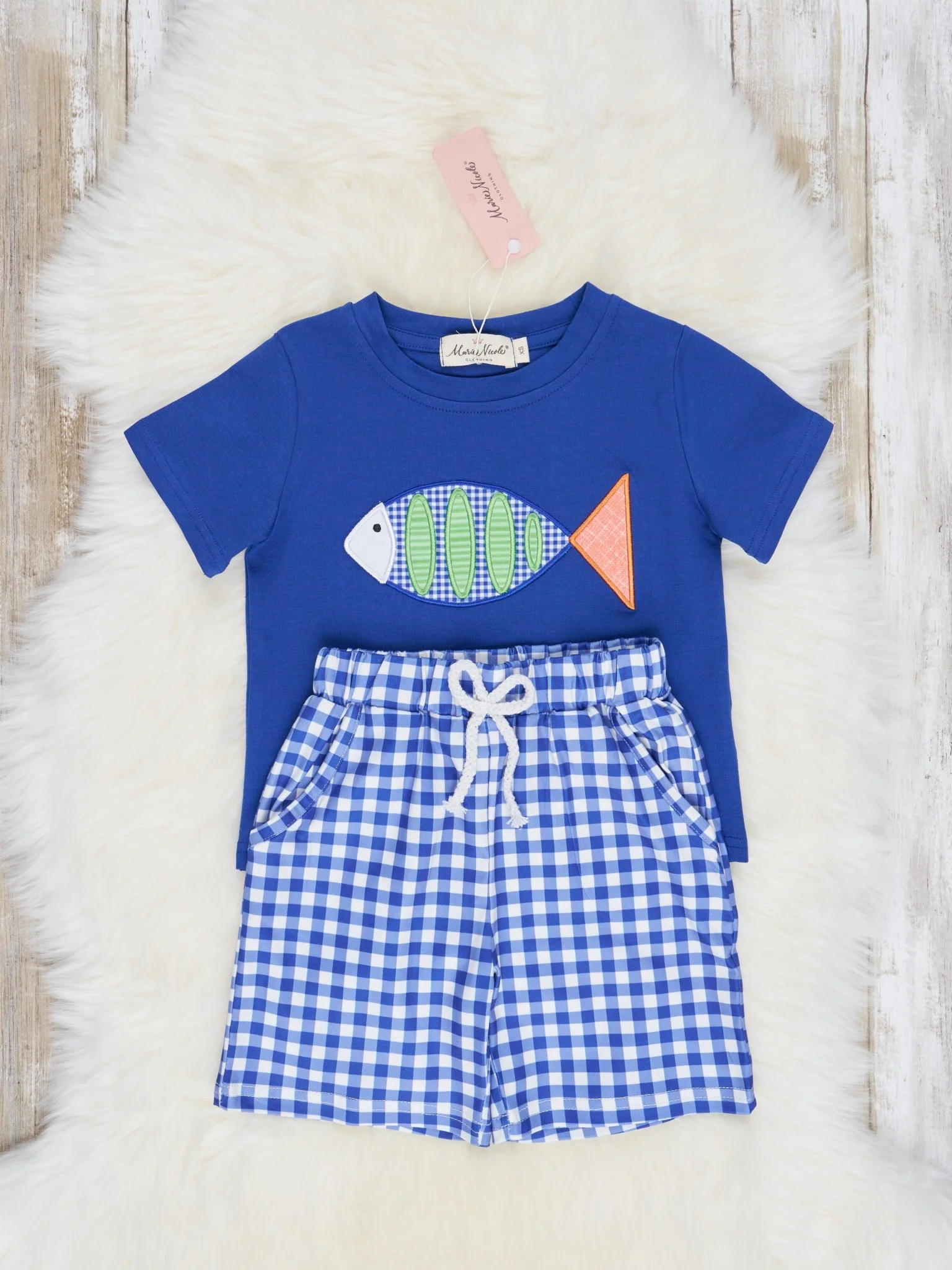 Gingham Fish Outfit - Image 2