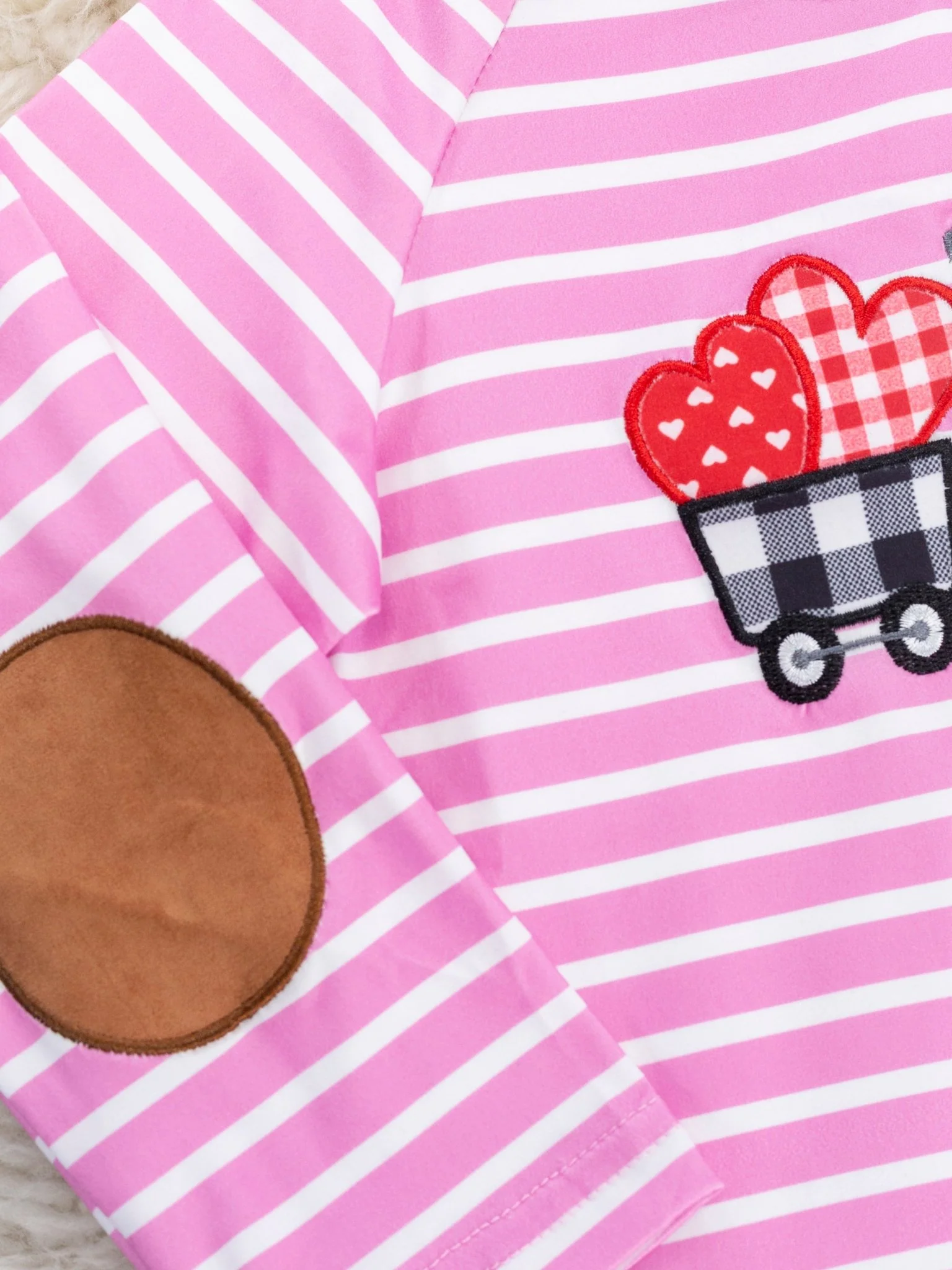 Gingham Heart Train Shirt - Image 5