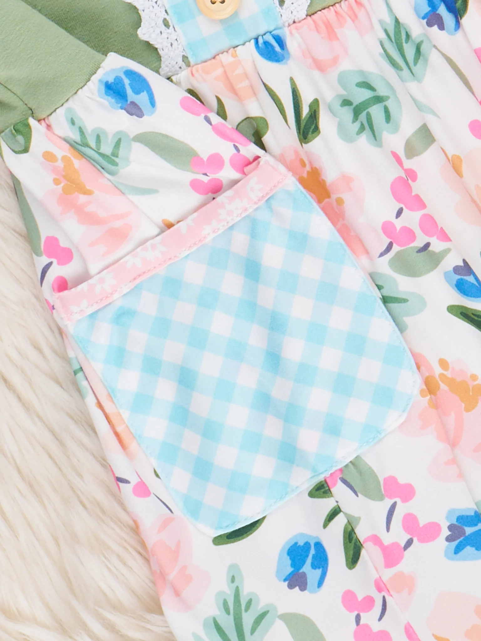 Gingham Rose Garden Dress - Image 3