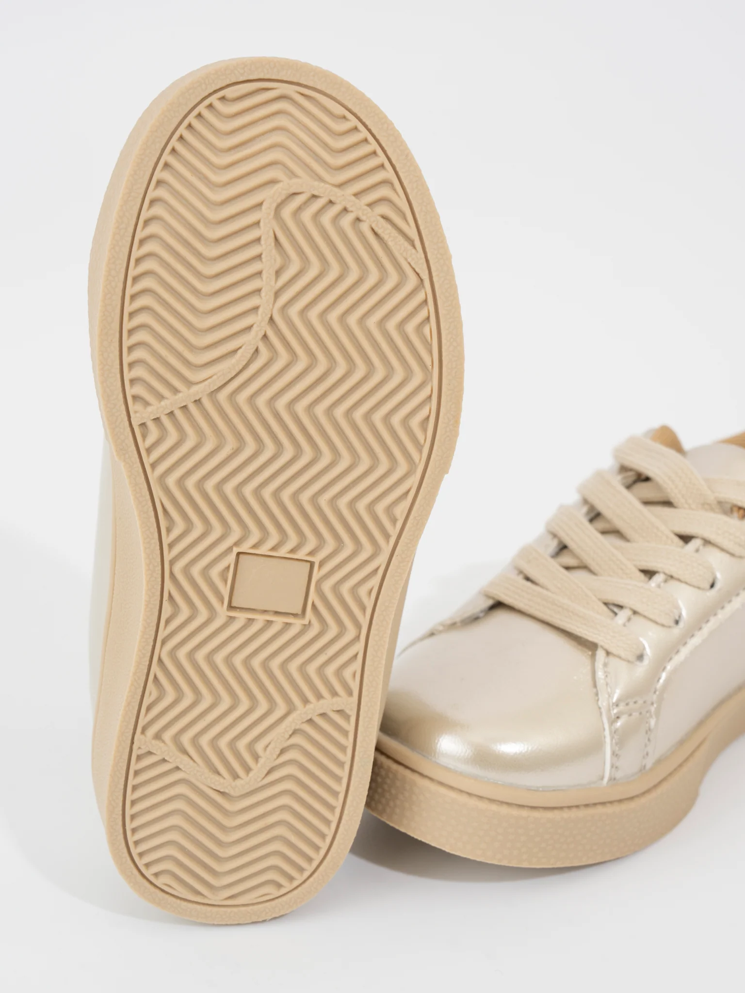 Girls' Sparkle Star Sneaker - Metallic Gold - Image 8