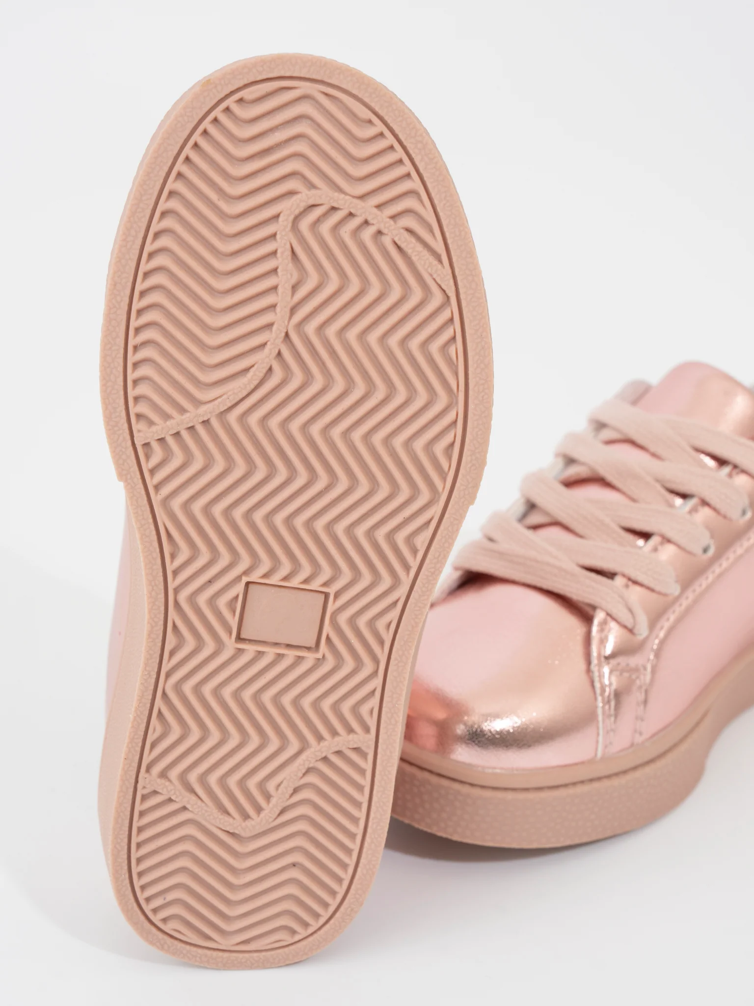 Girls' Sparkle Star Sneaker - Metallic Pink - Image 8