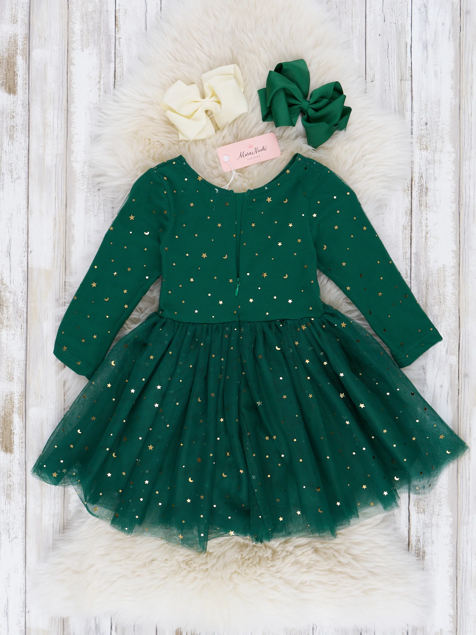 Glitter Bomb Long Sleeve Tulle Dress - Image 4