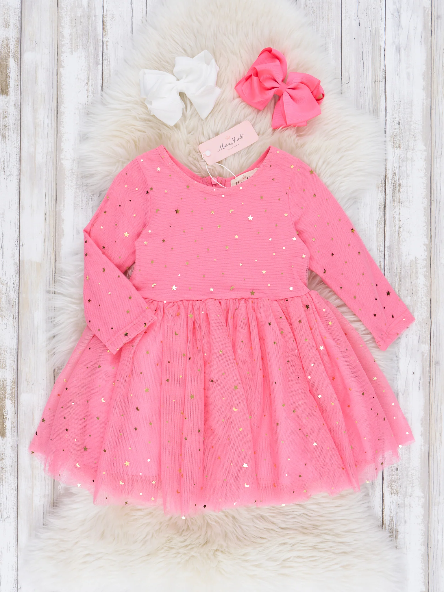 Glitter Bomb Long Sleeve Tulle Dress - Image 5