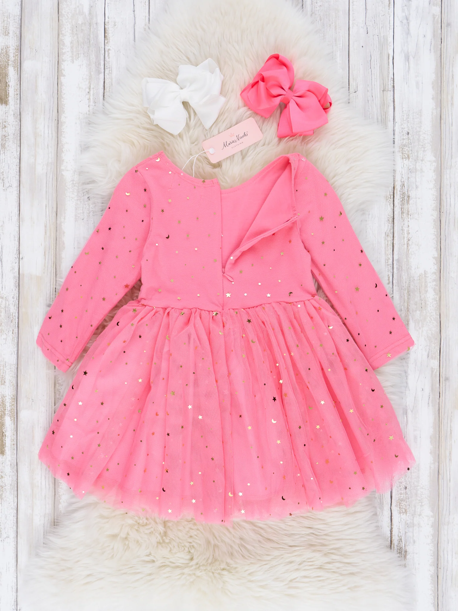 Glitter Bomb Long Sleeve Tulle Dress - Image 6