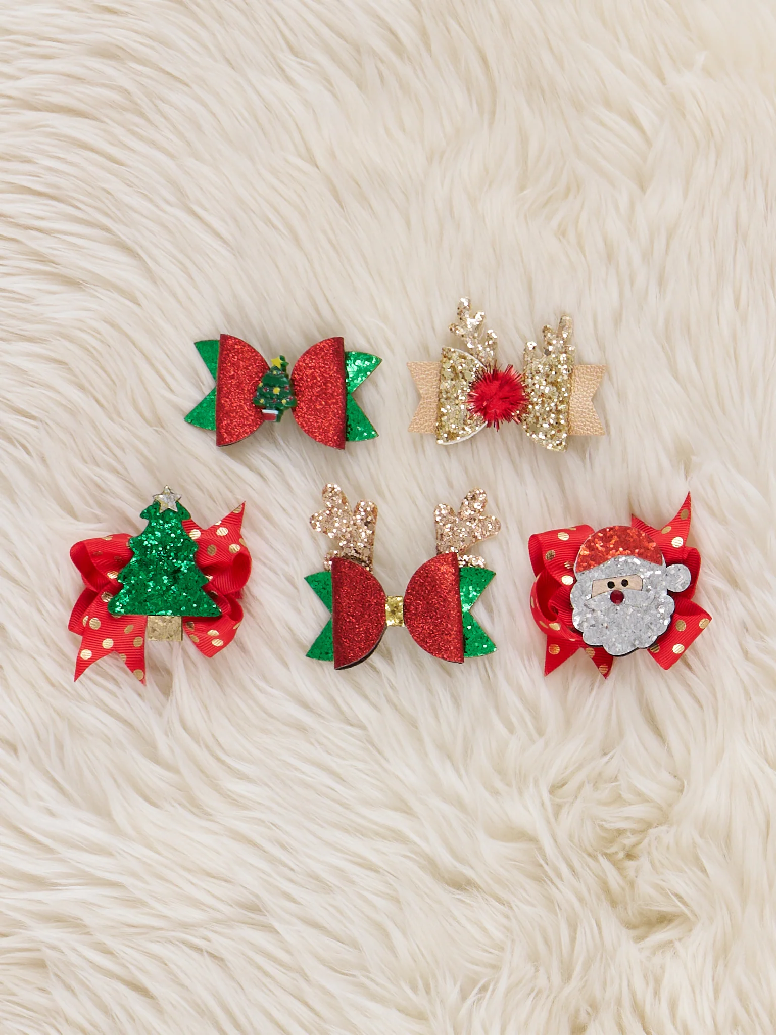 Glitter Rudolph Bow - Image 3