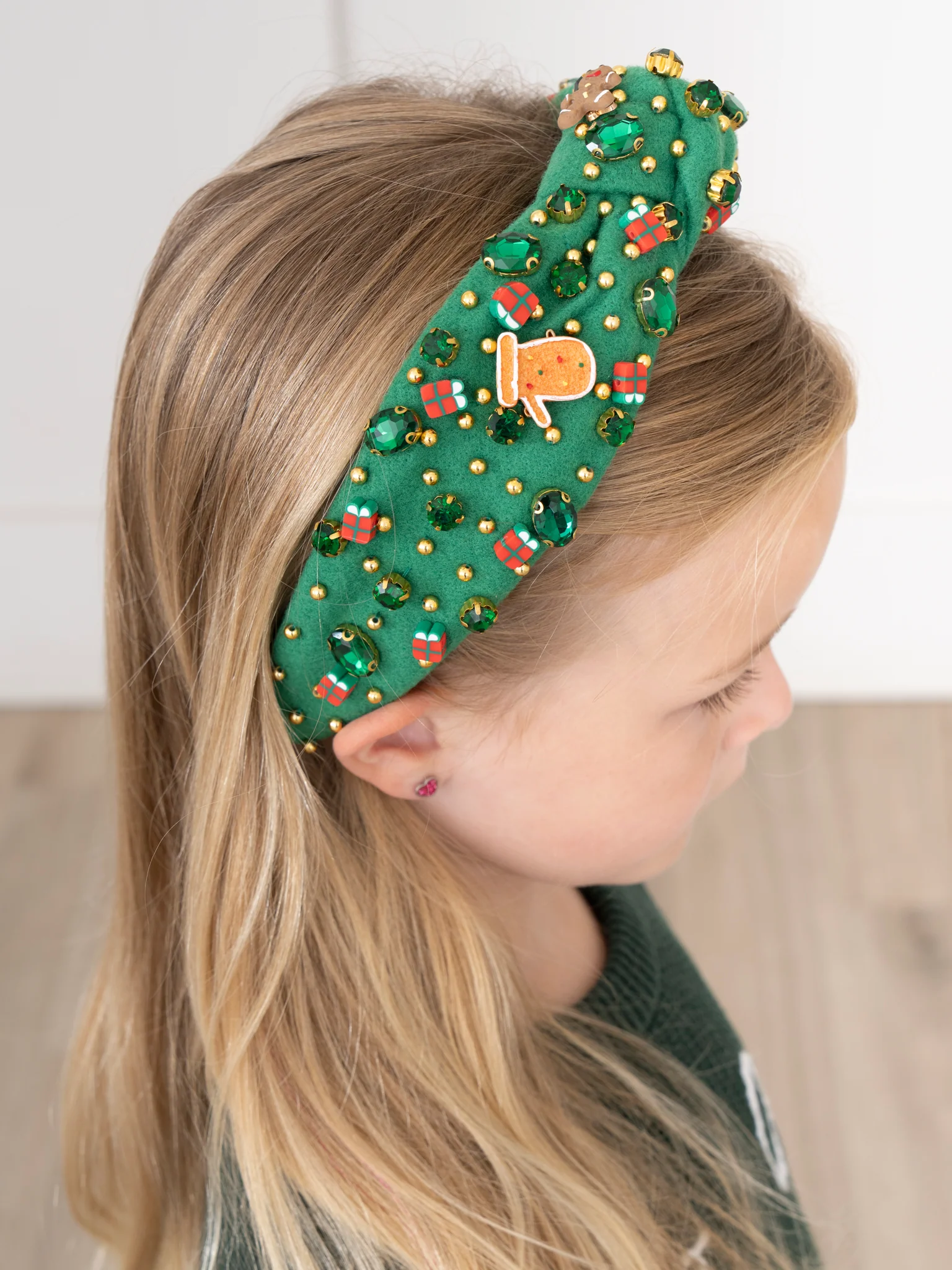 Glitzy Holiday Wishes Charm Headband