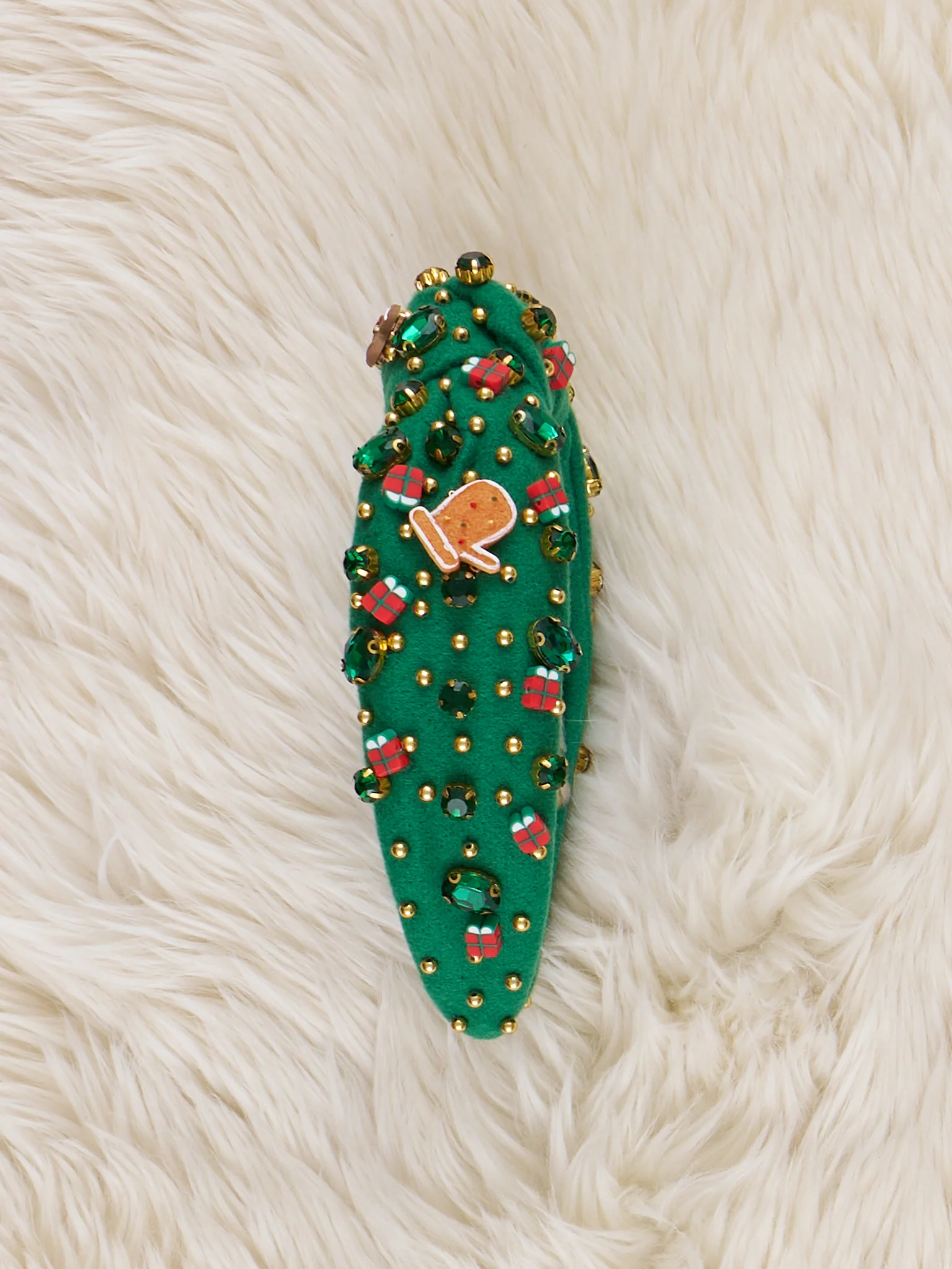 Glitzy Holiday Wishes Charm Headband - Image 3