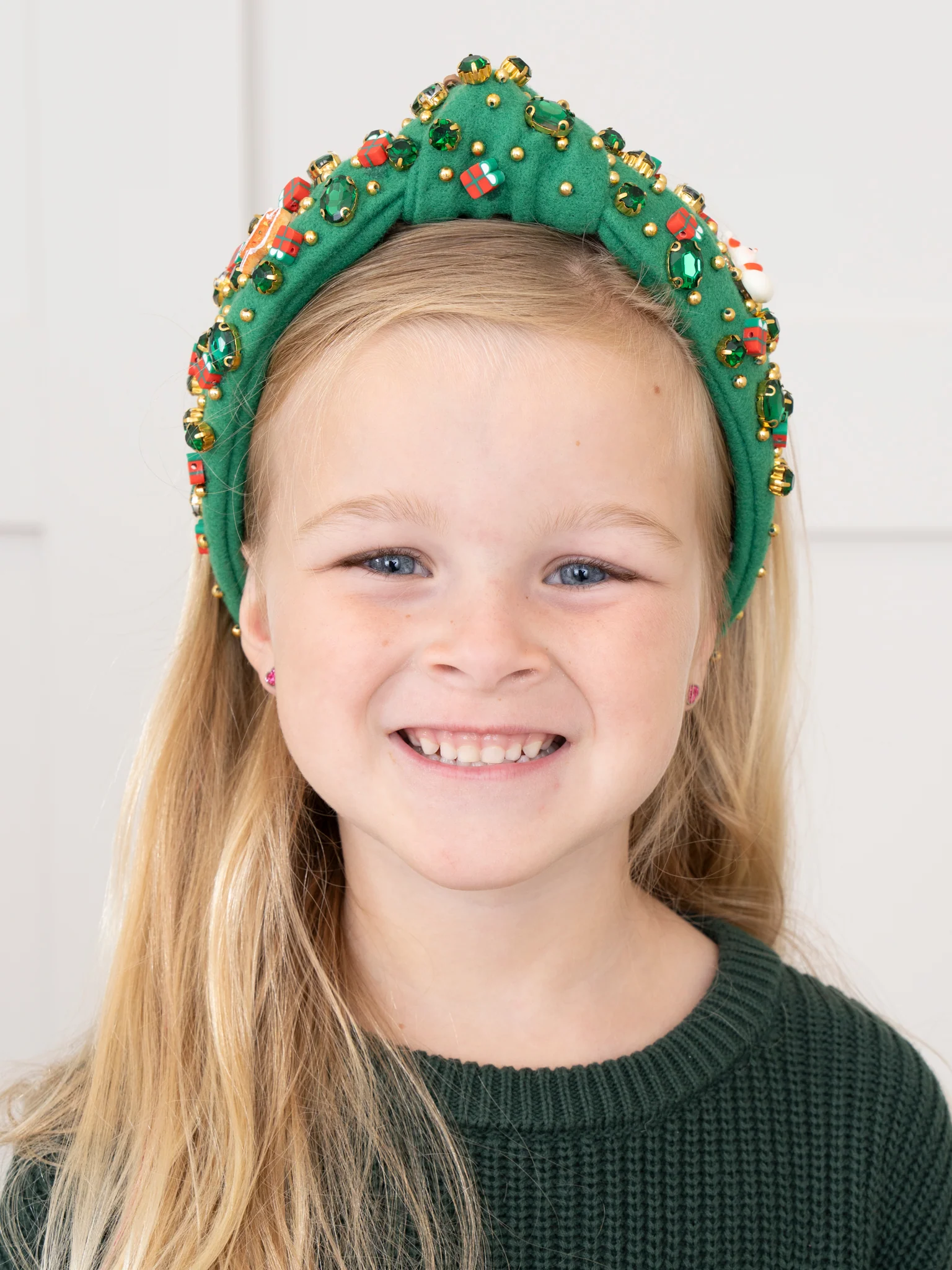 Glitzy Holiday Wishes Charm Headband - Image 4
