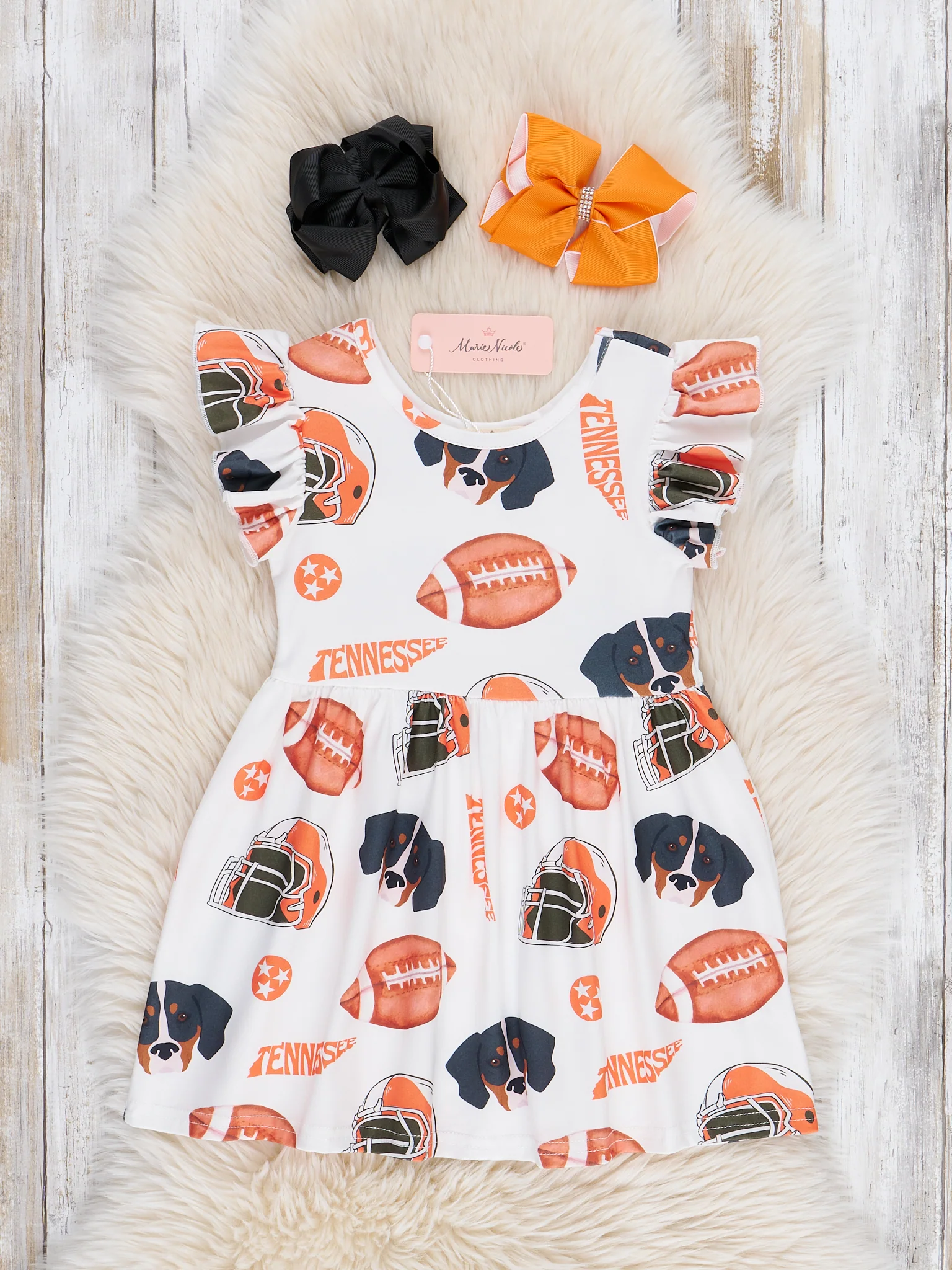 Go Team Flutter Swing Dress - Tennessee - Image 2