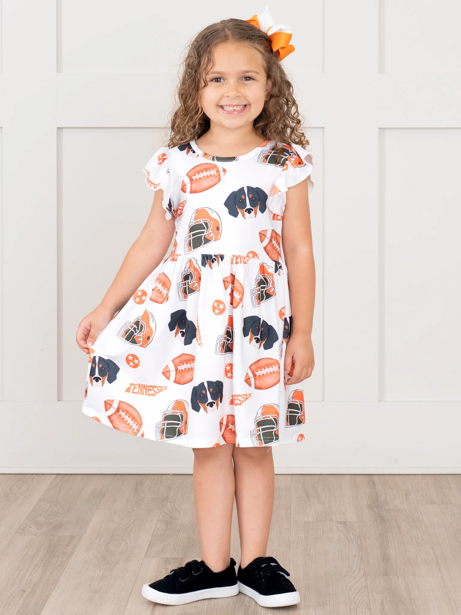 Go Team Flutter Swing Dress - Tennessee - Image 3