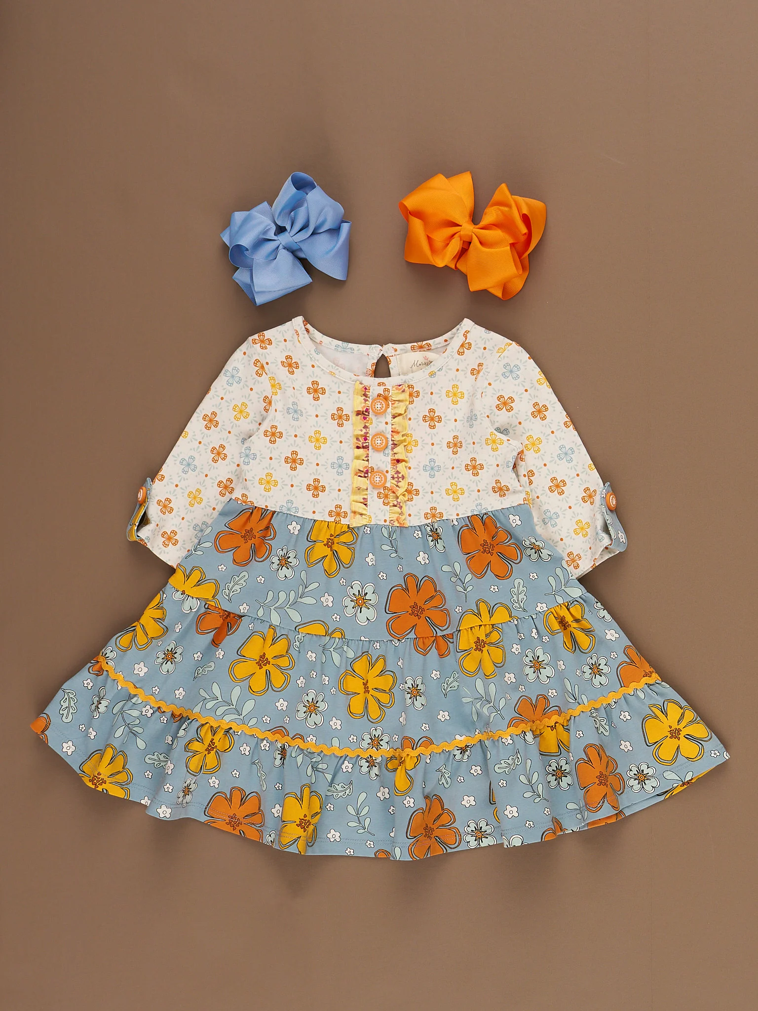 Golden Hour Cloud Ruffle Dress - Image 2