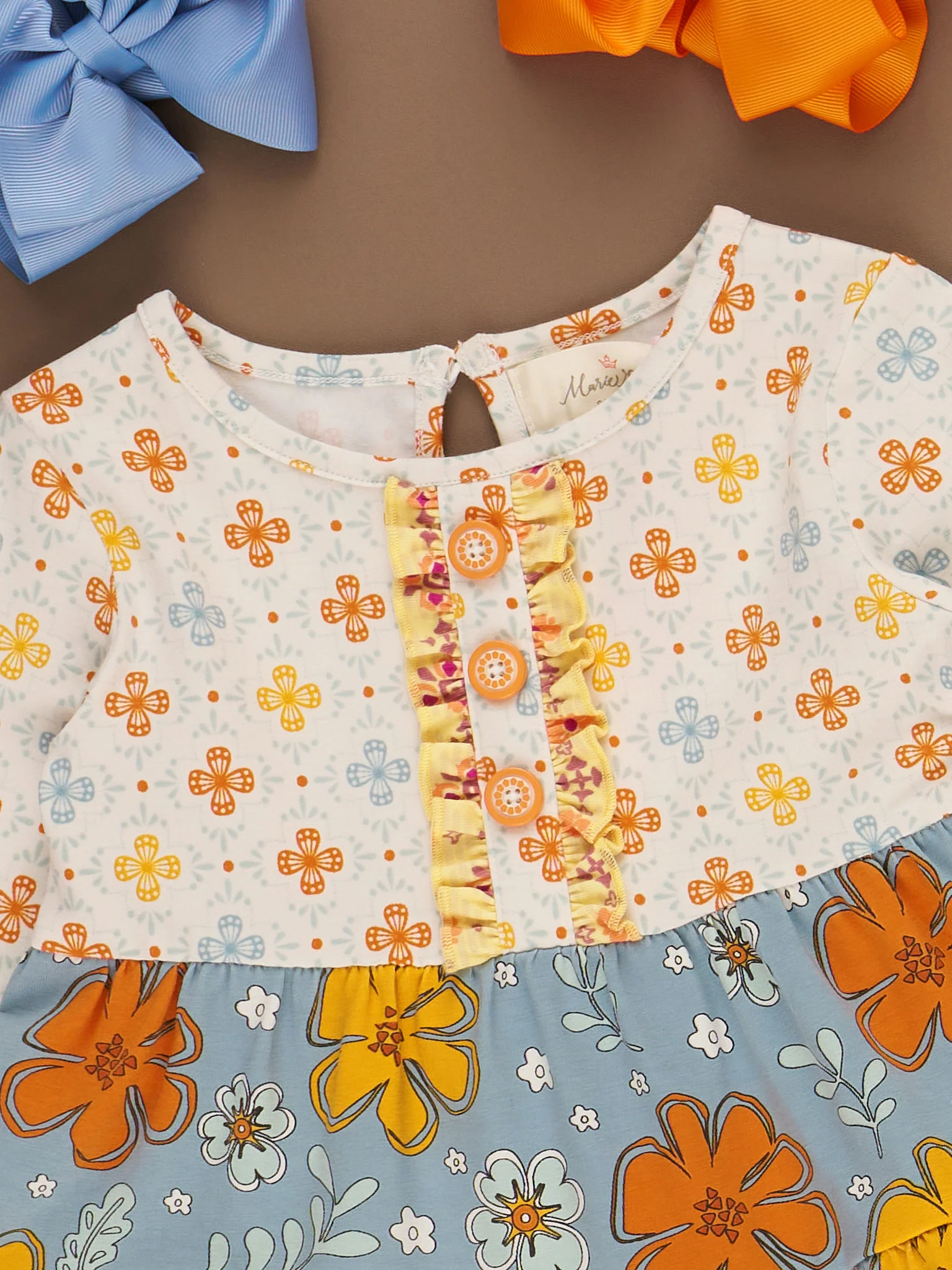 Golden Hour Cloud Ruffle Dress - Image 3