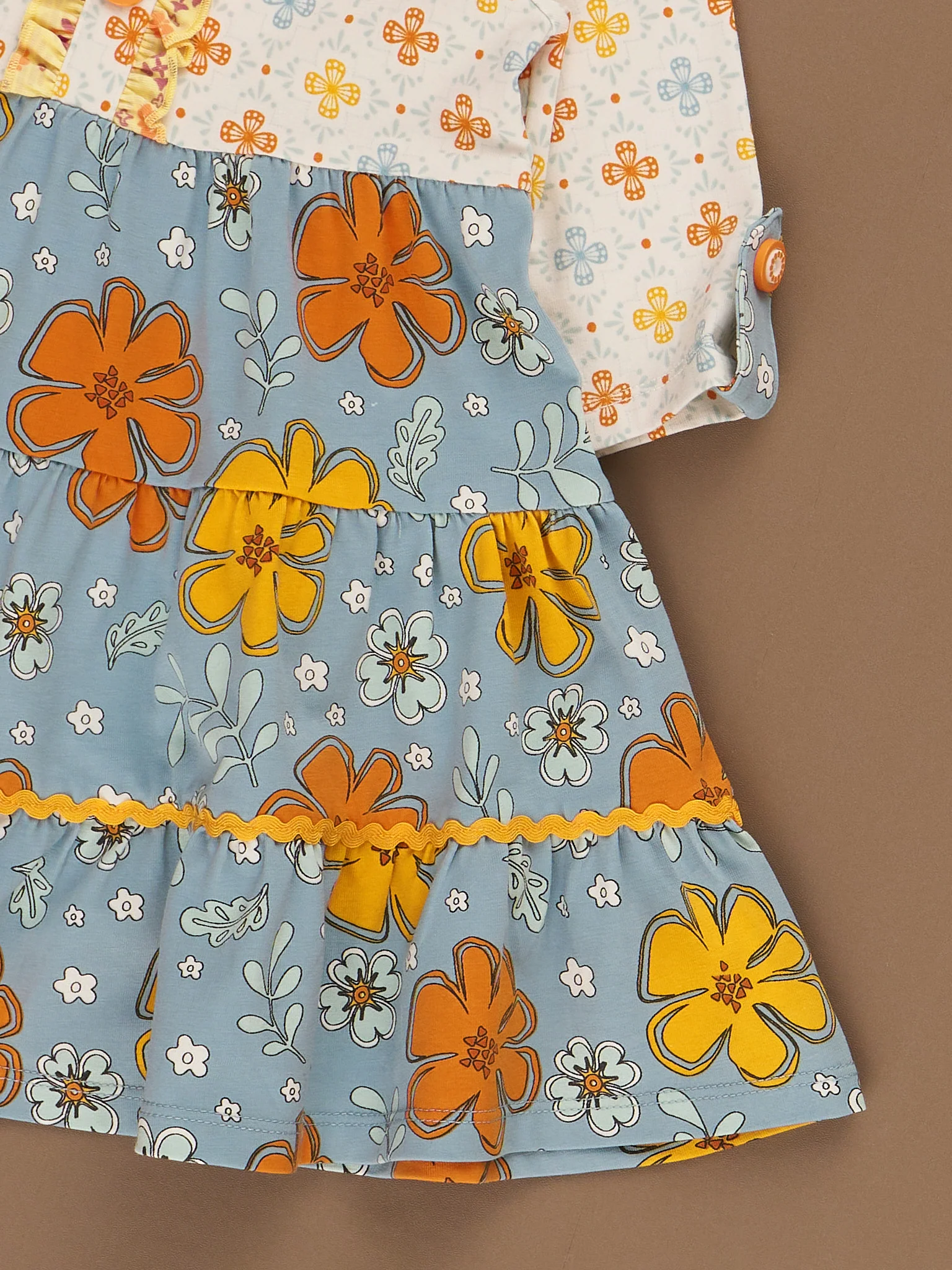Golden Hour Cloud Ruffle Dress - Image 4