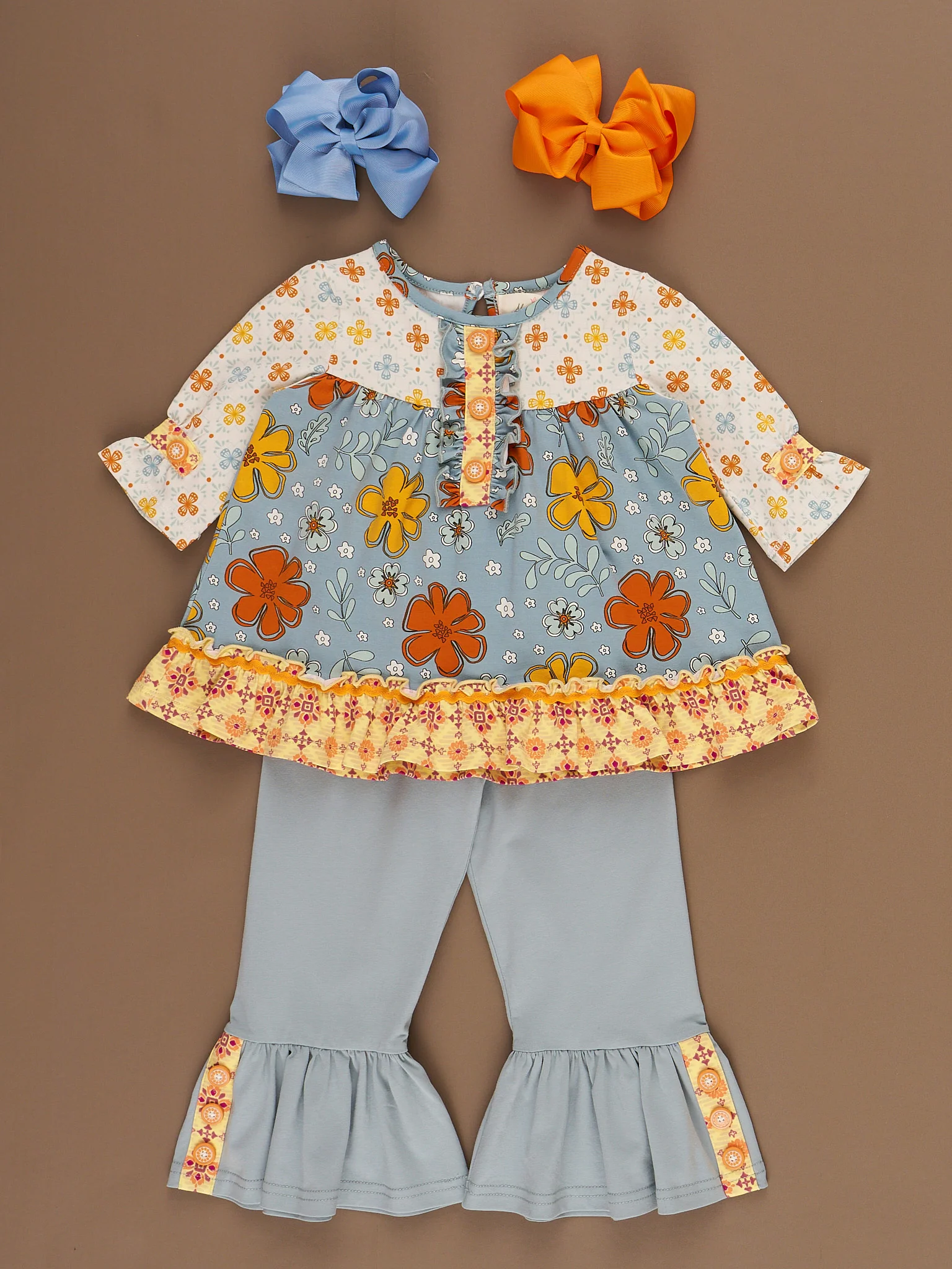 Golden Hour Cloud Ruffle Outfit - Image 2