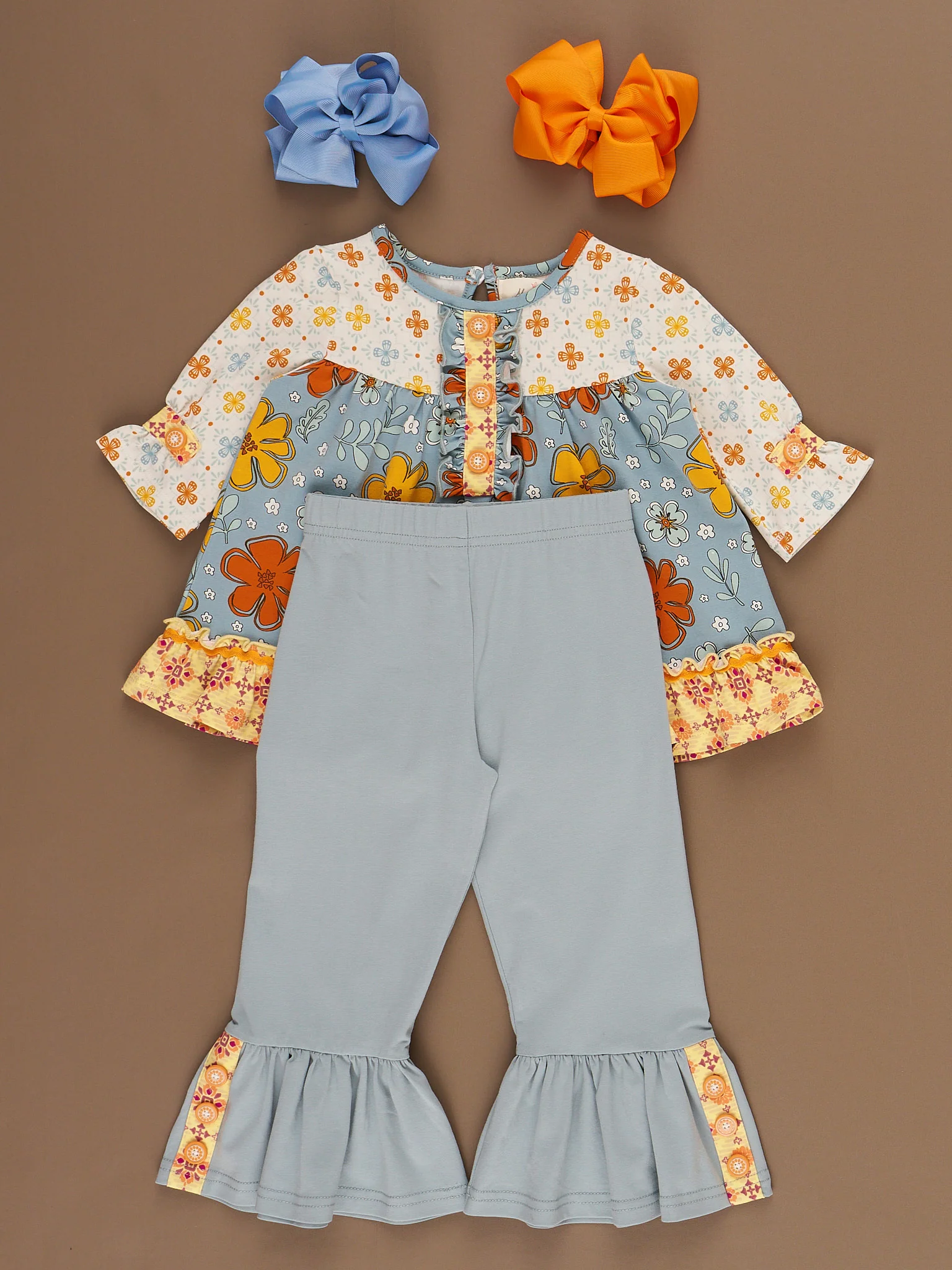 Golden Hour Cloud Ruffle Outfit - Image 5