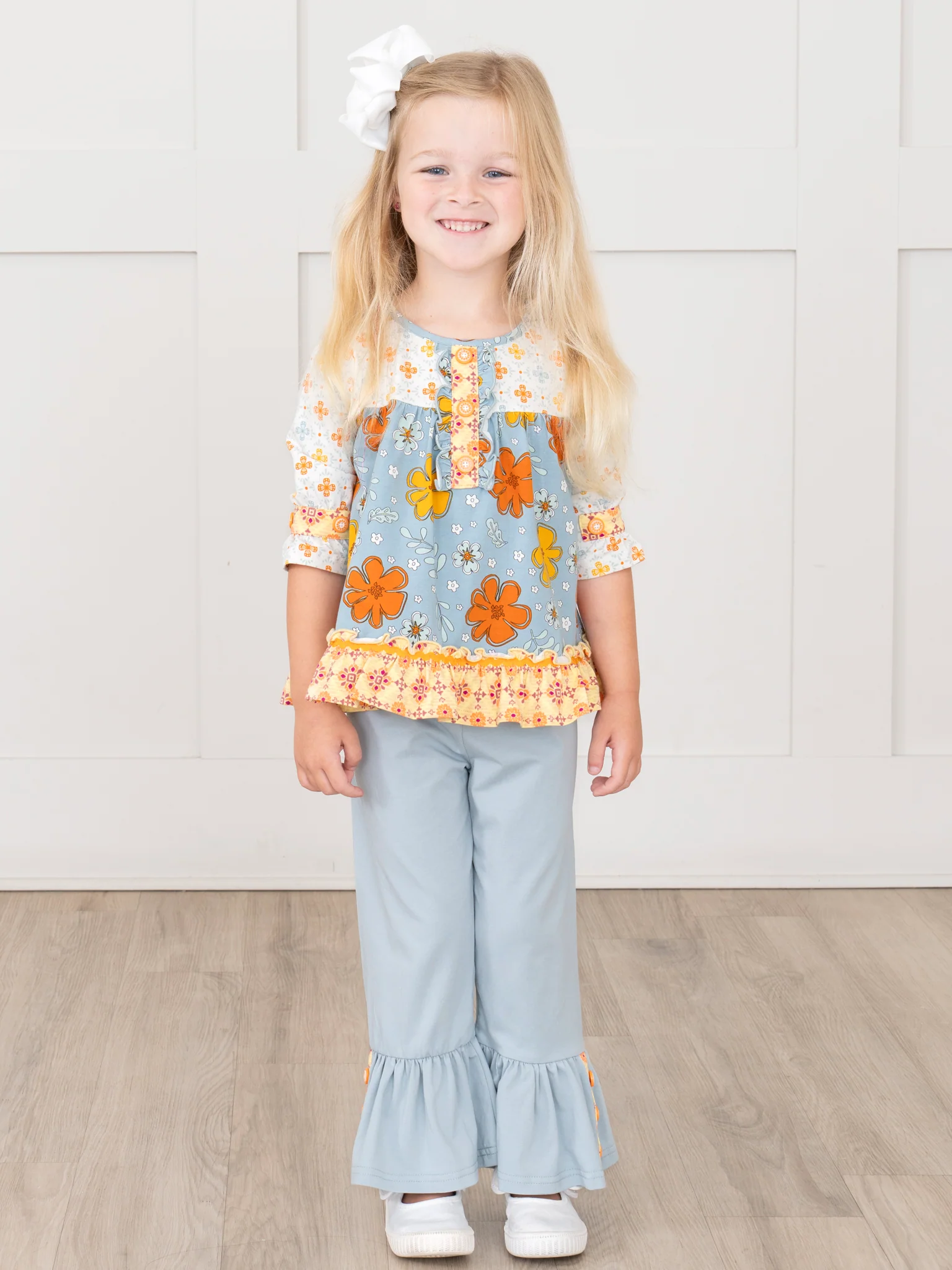 Golden Hour Cloud Ruffle Outfit - Image 7