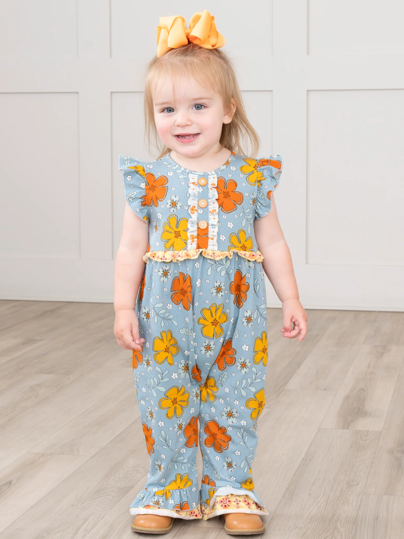 Golden Hour Ruffle Romper