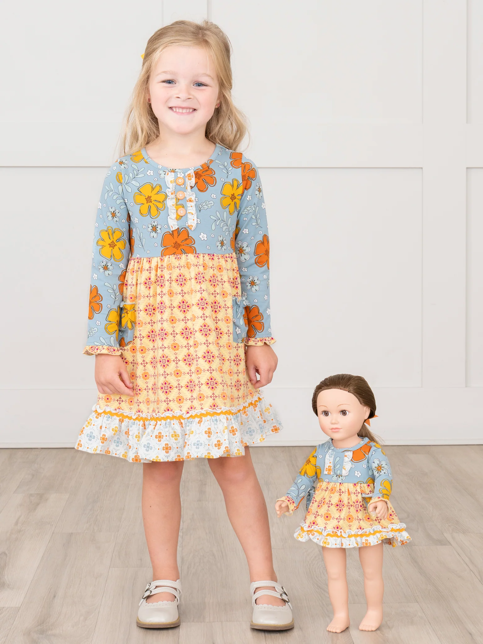 Golden Hour Sun Ruffle Dress - Image 8