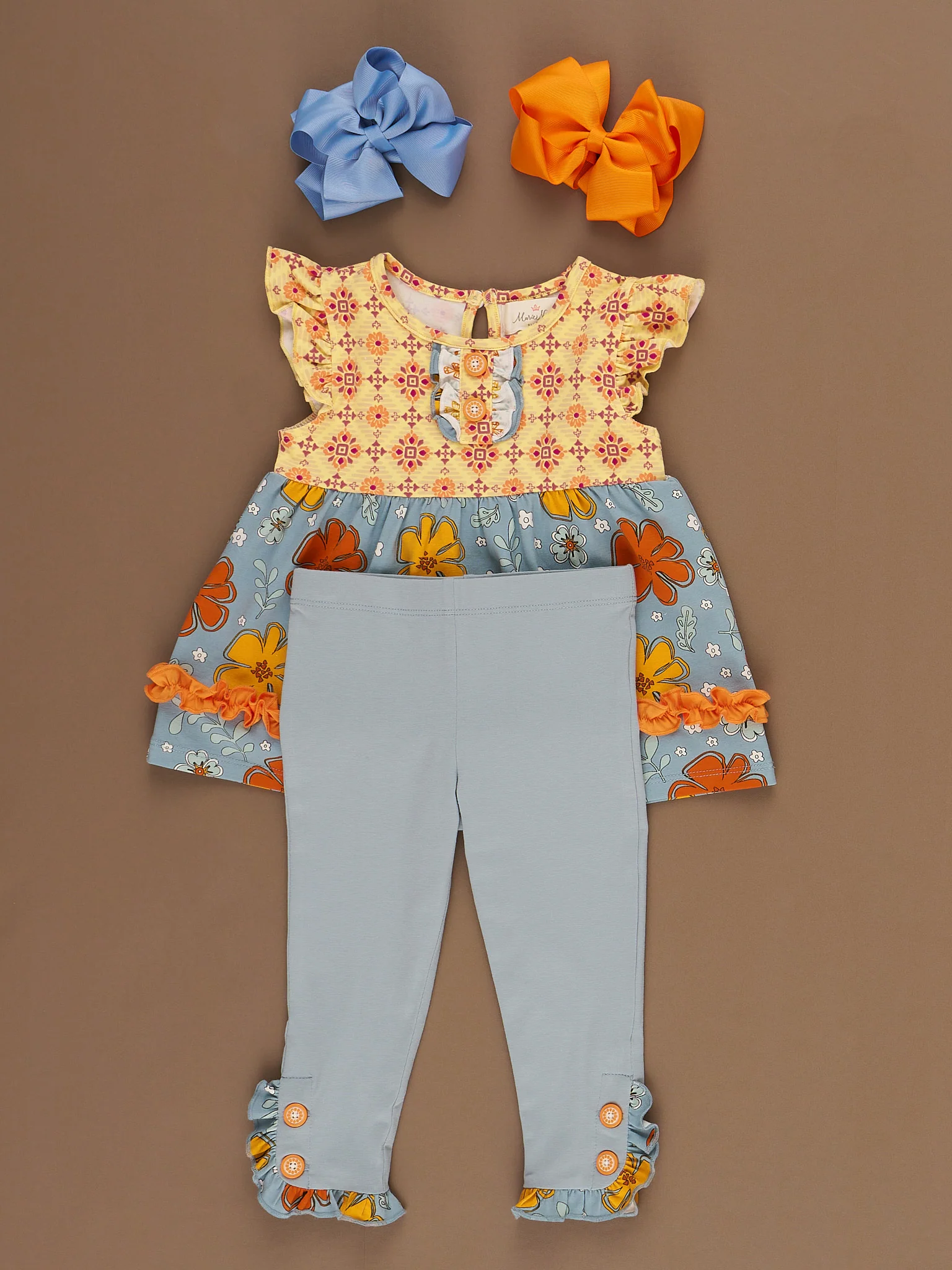 Golden Hour Sun Ruffle Outfit - Image 5