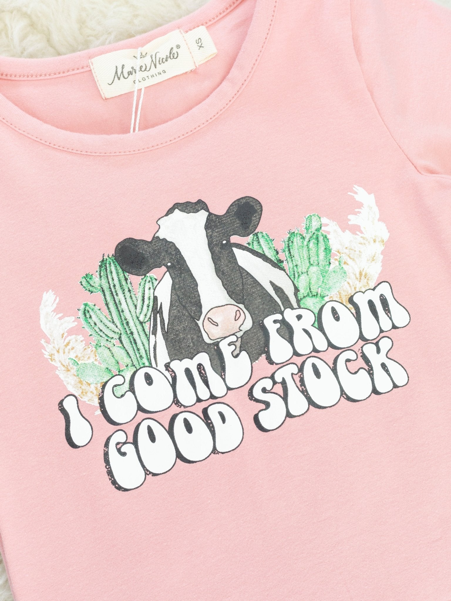 "Good Stock" Cow Bell Bottom Outfit - Image 3