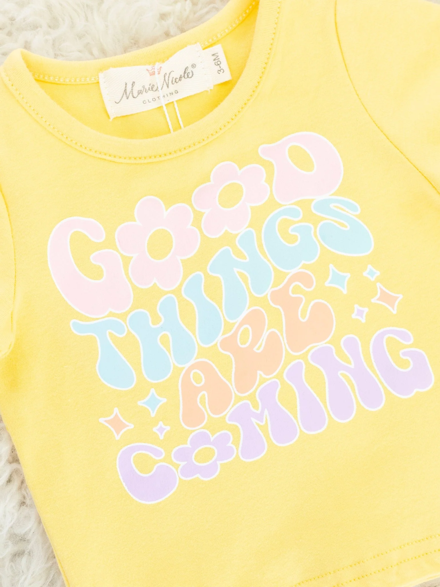 "Good Things" Smiley Check Bloomers Outfit - Image 3