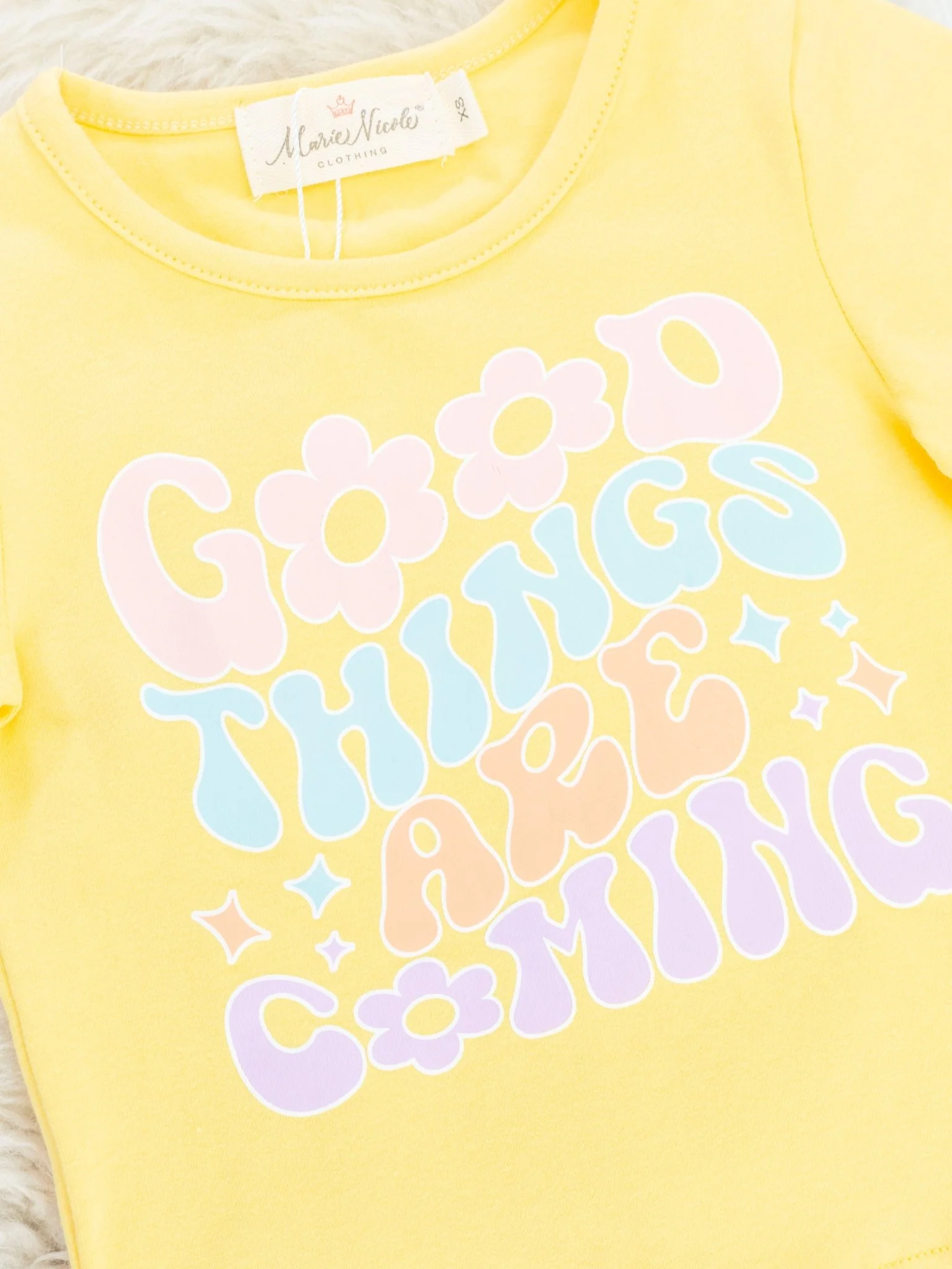 "Good Things" Smiley Check Outfit - Image 3