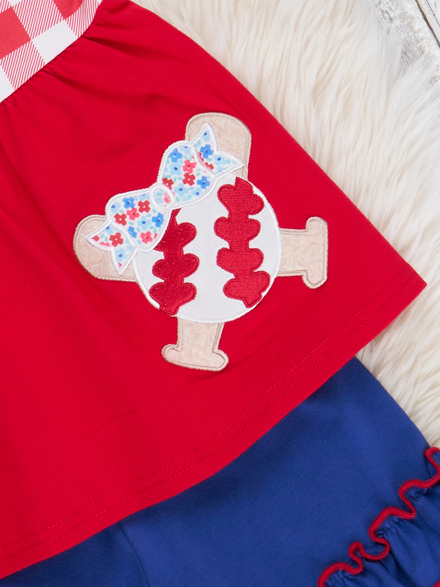 Grand Slam Embroidered Ruffle Outfit - Image 4