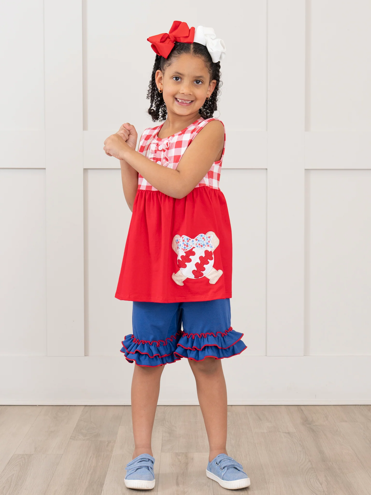 Grand Slam Embroidered Ruffle Outfit - Image 5