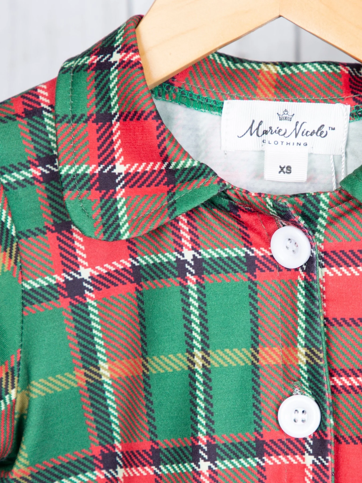 Green & Red Plaid Pajamas - Image 3