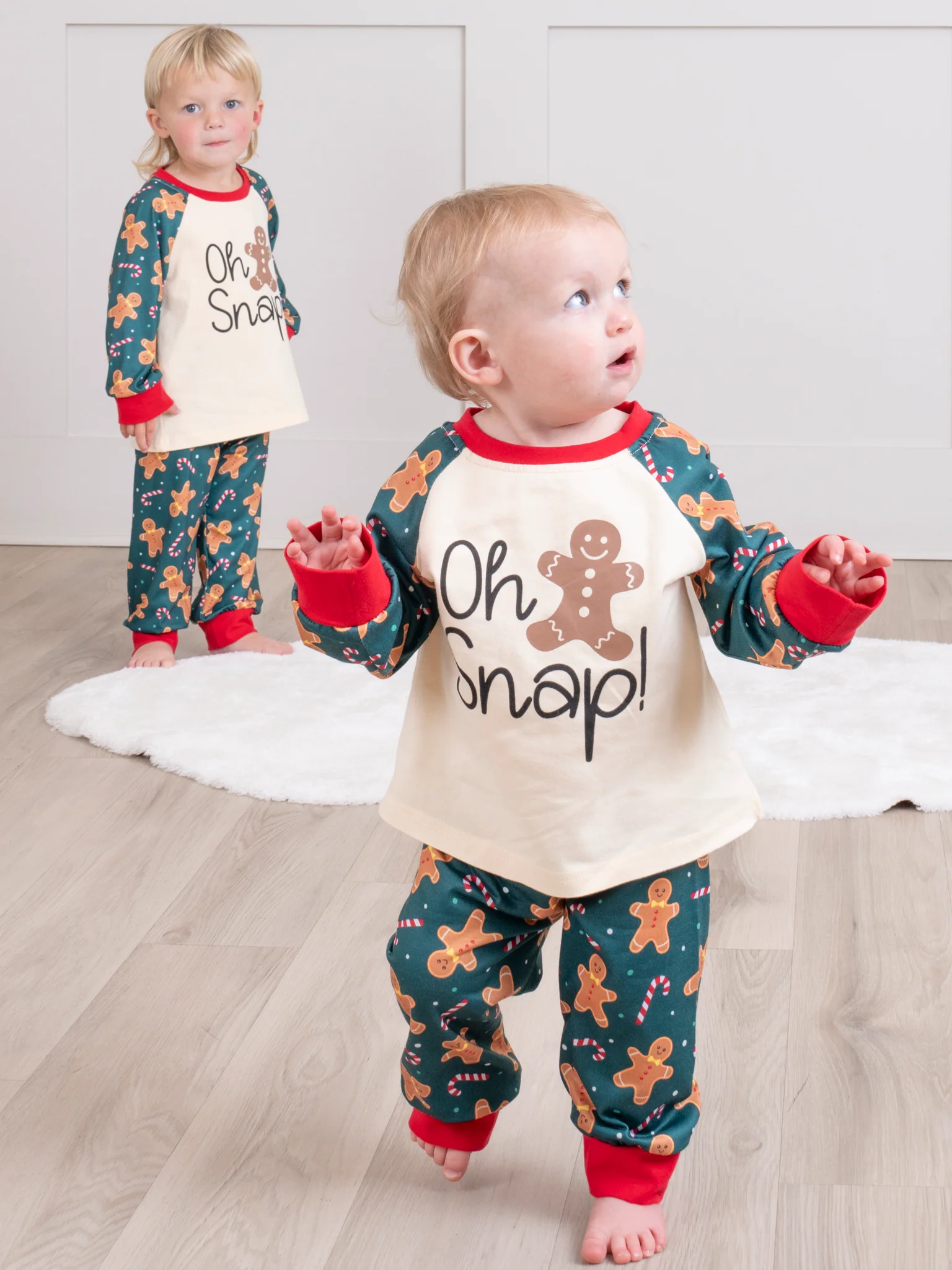 Green Ginger Snap Raglan Family Pajamas - Image 11