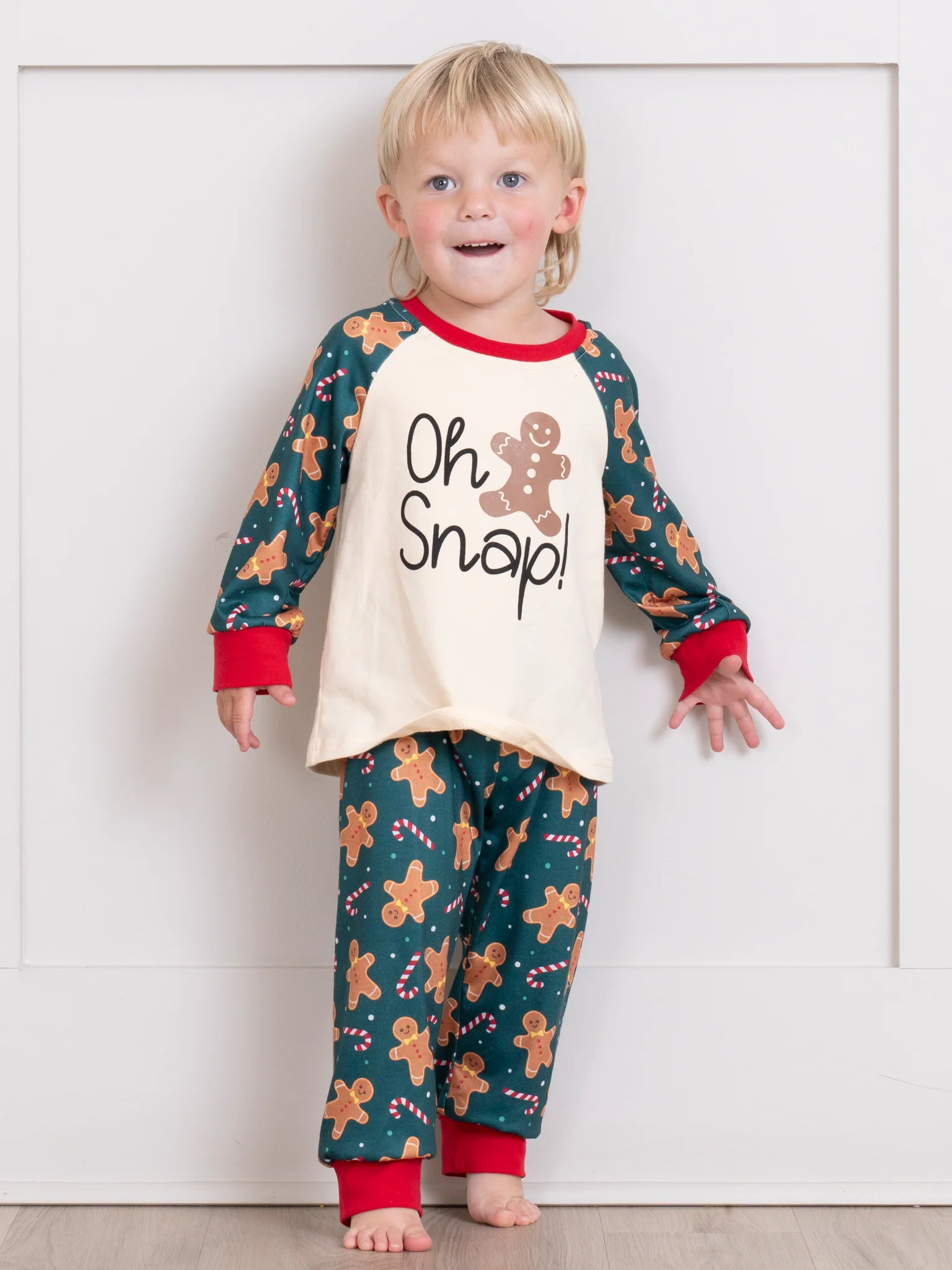 Green Ginger Snap Raglan Family Pajamas - Image 12