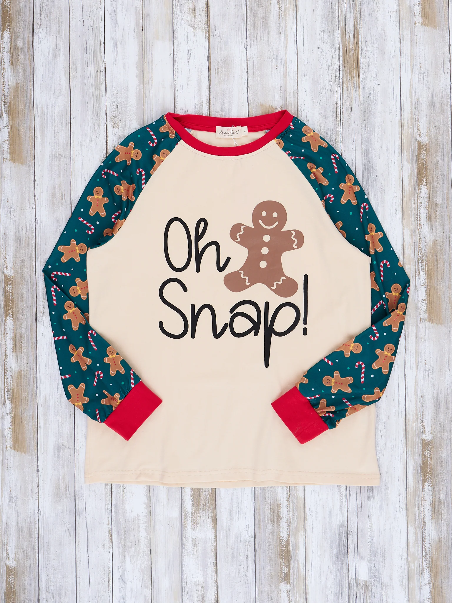 Green Ginger Snap Raglan Family Pajamas - Image 9