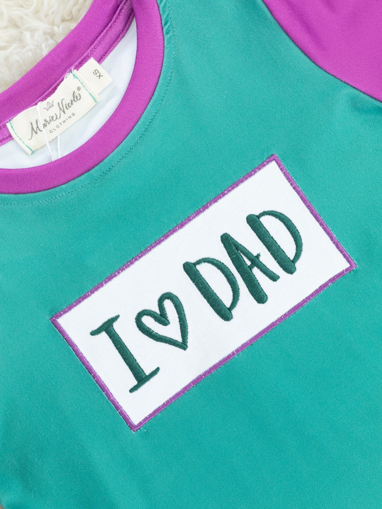 Green "I Love Dad" Shirt - Image 2