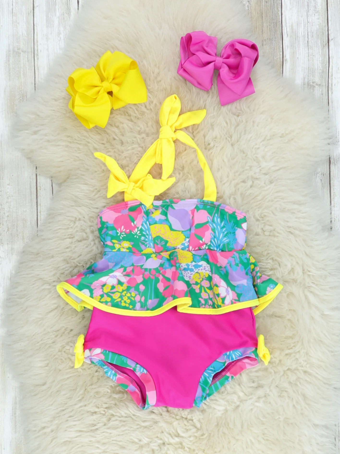 Green Under The Sea One Piece Swimsuit