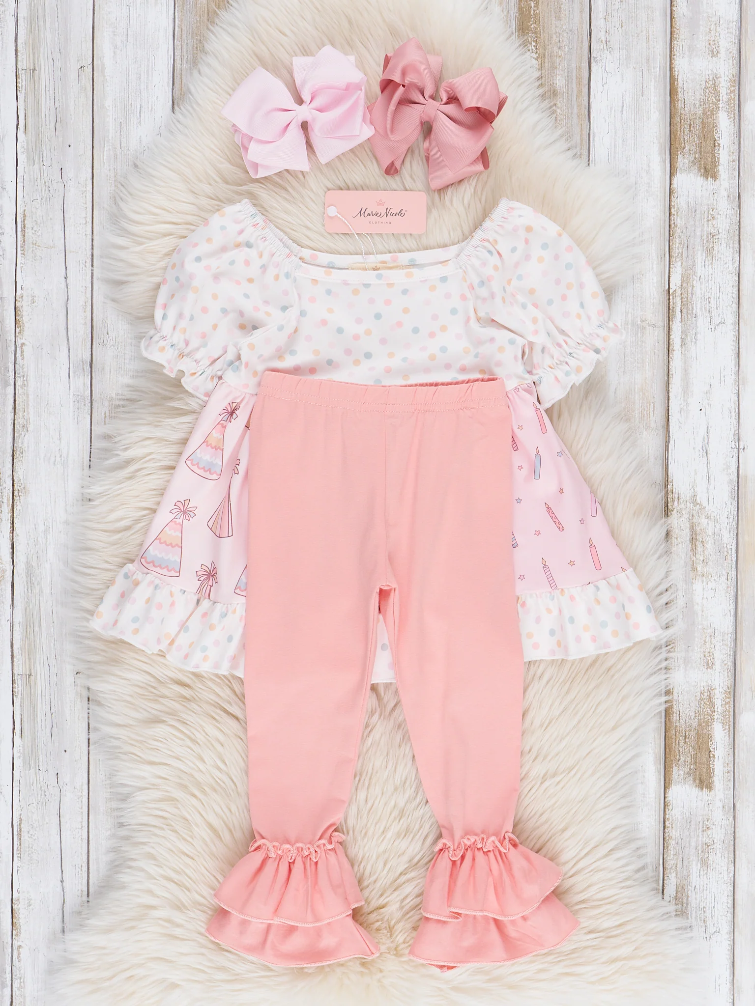 Happiest Birthday Party Ruffle Outfit - Image 2