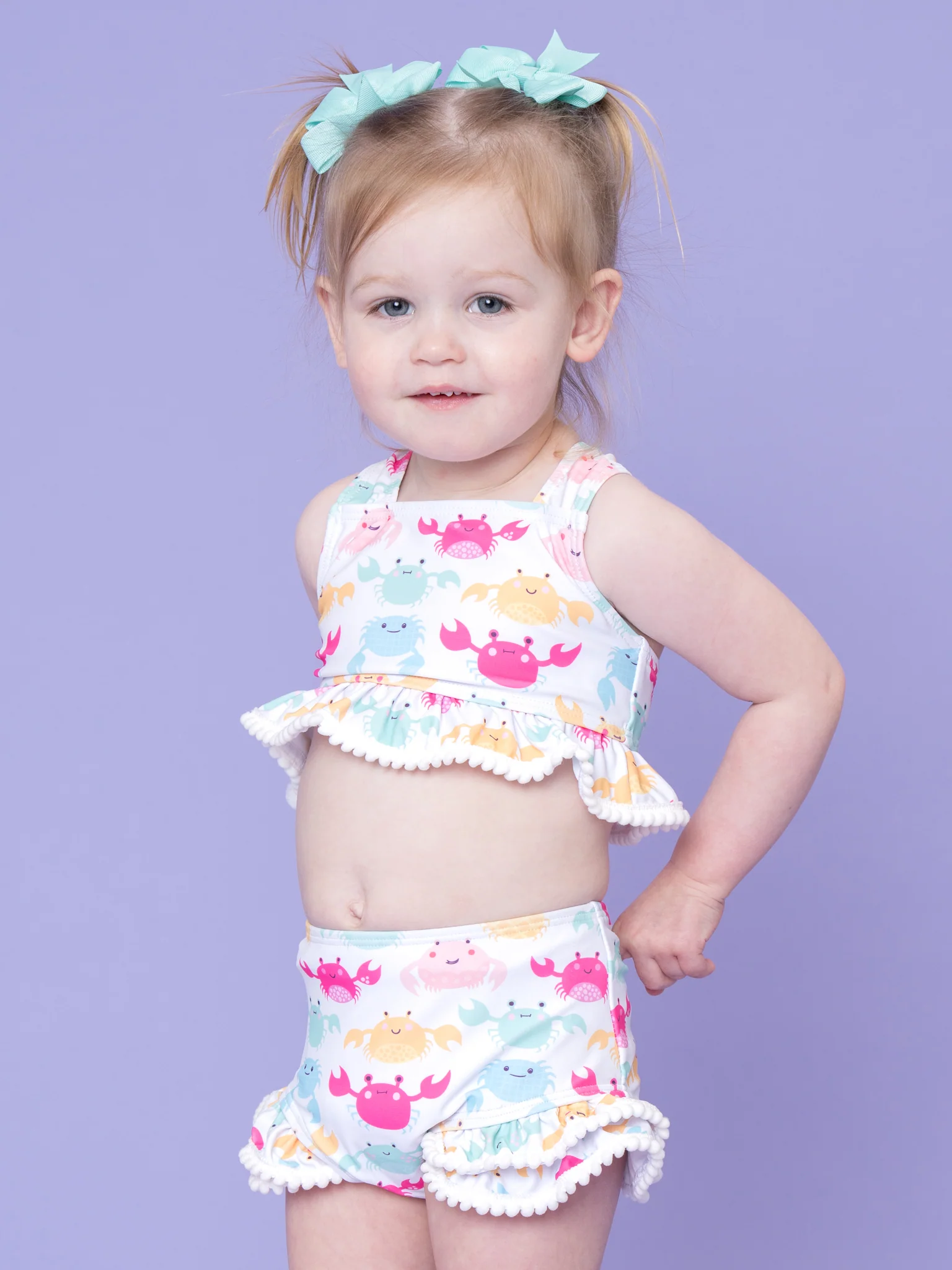 Happy Crabby Ruffle Swimsuit