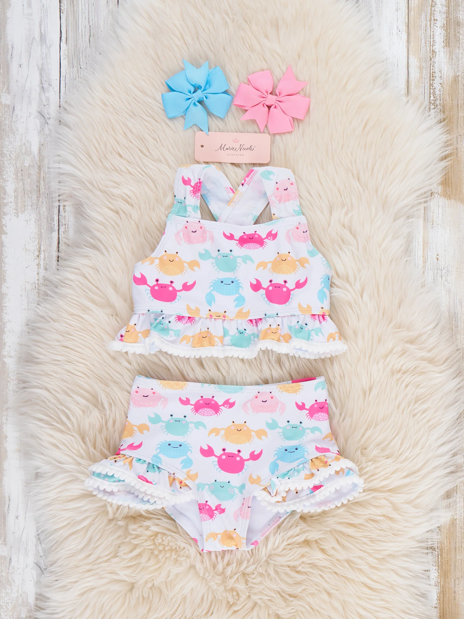 Happy Crabby Ruffle Swimsuit - Image 2