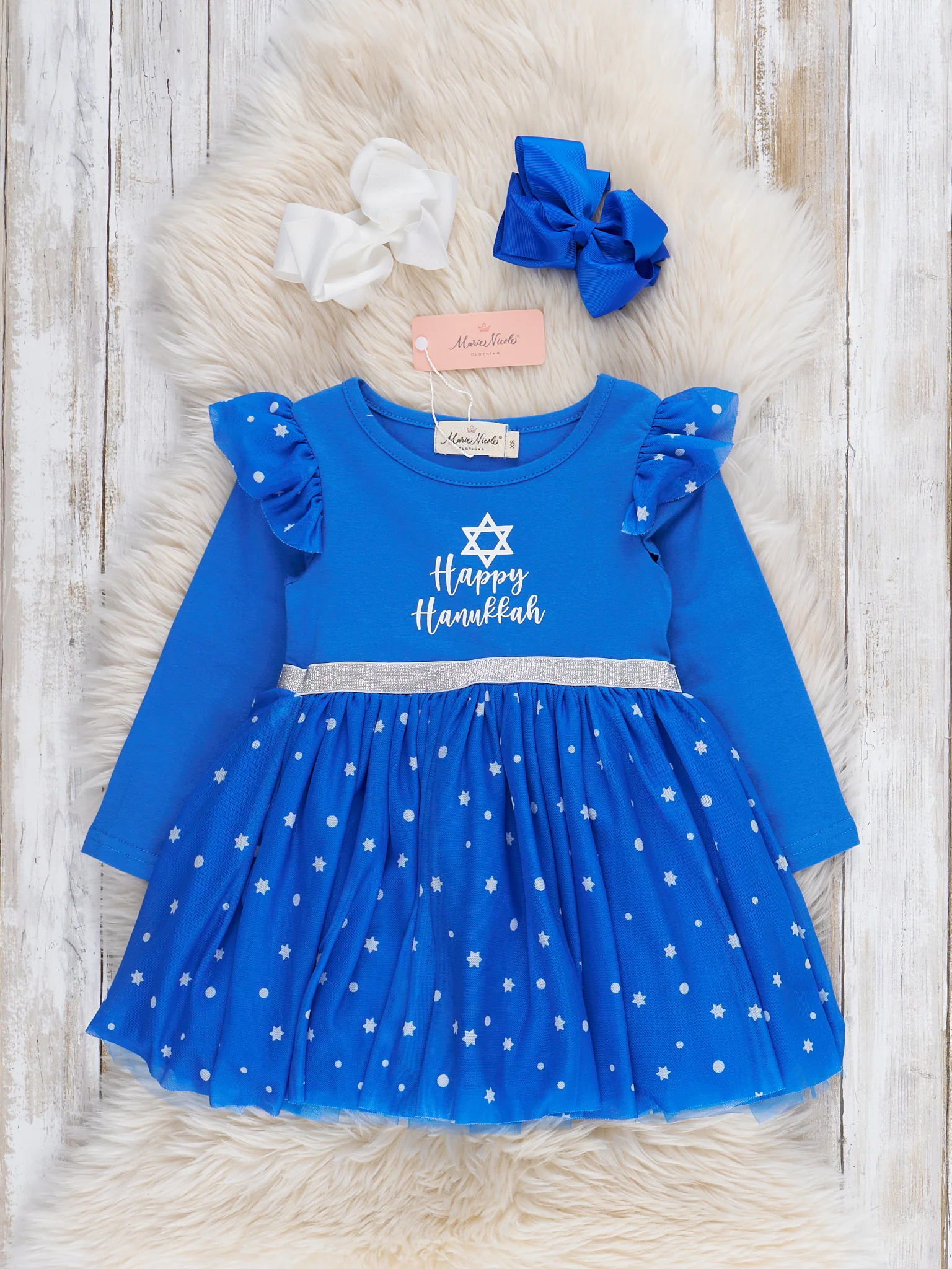Happy Hanukkah Tulle Dress