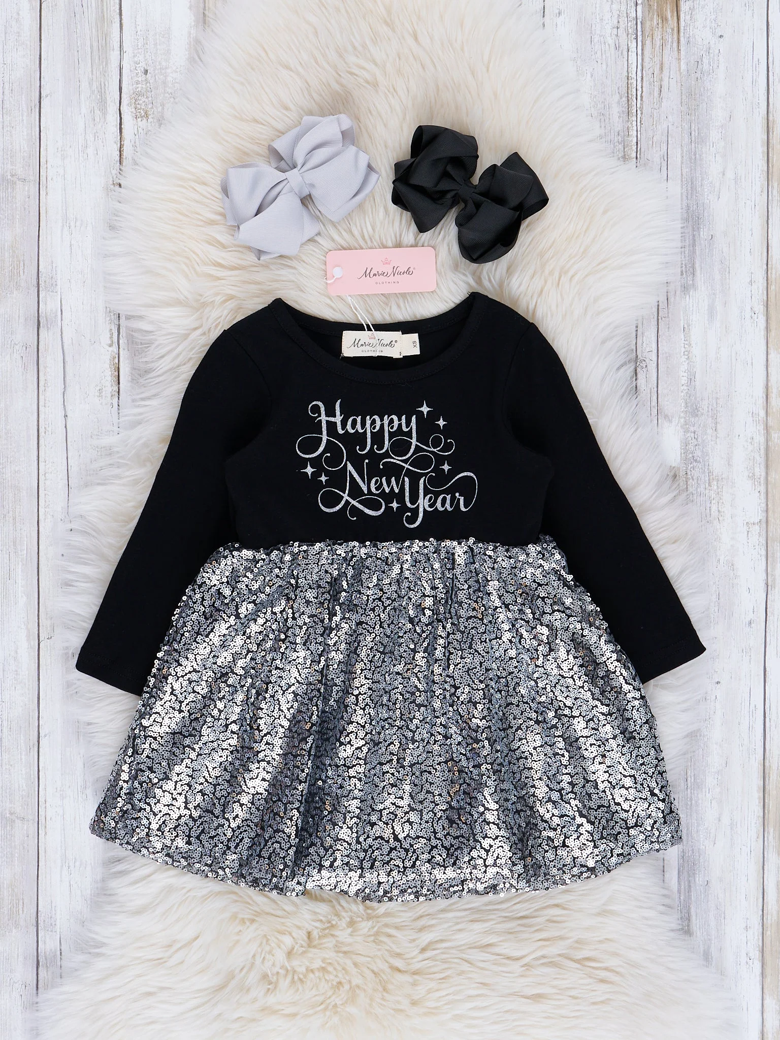 “Happy New Year" Sequin Dress - Image 2