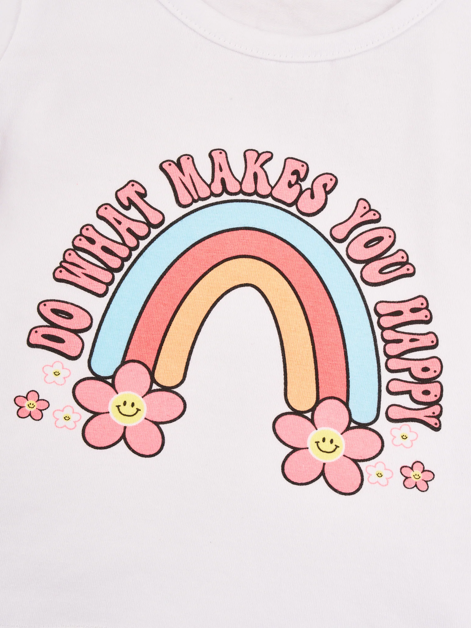 "Happy" Rainbow Bell Bottom Outfit - Image 3