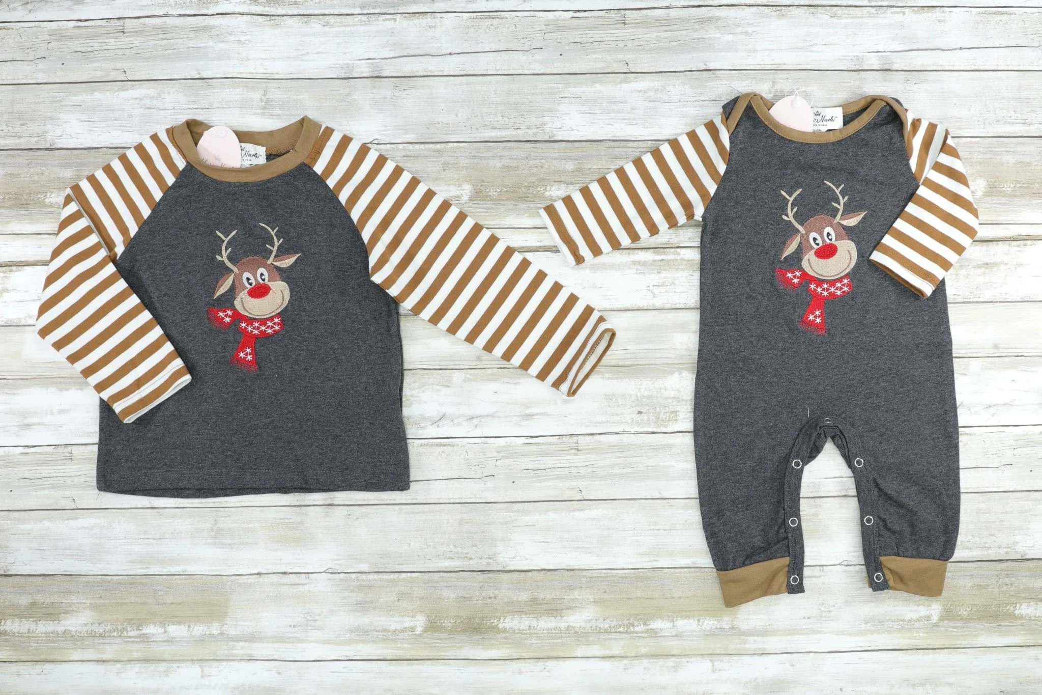 Happy Reindeer Romper - Image 2
