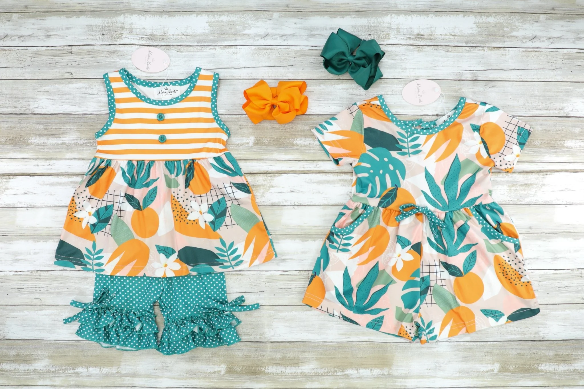Havana Ruffle Tank & Shorts Outfit - Image 2