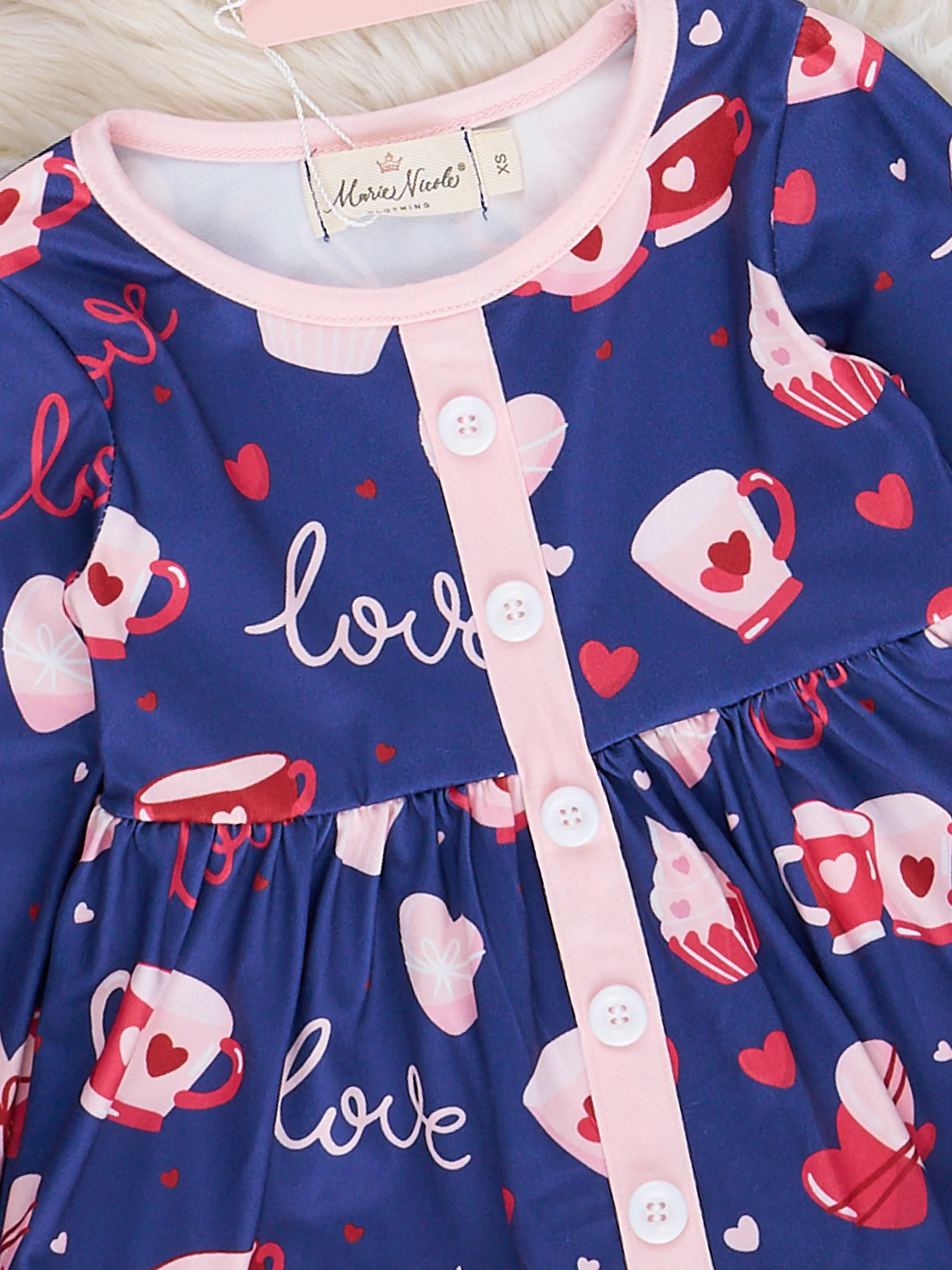 Heart of Hearts Double Tiered Ruffle Dress - Sweets - Image 3