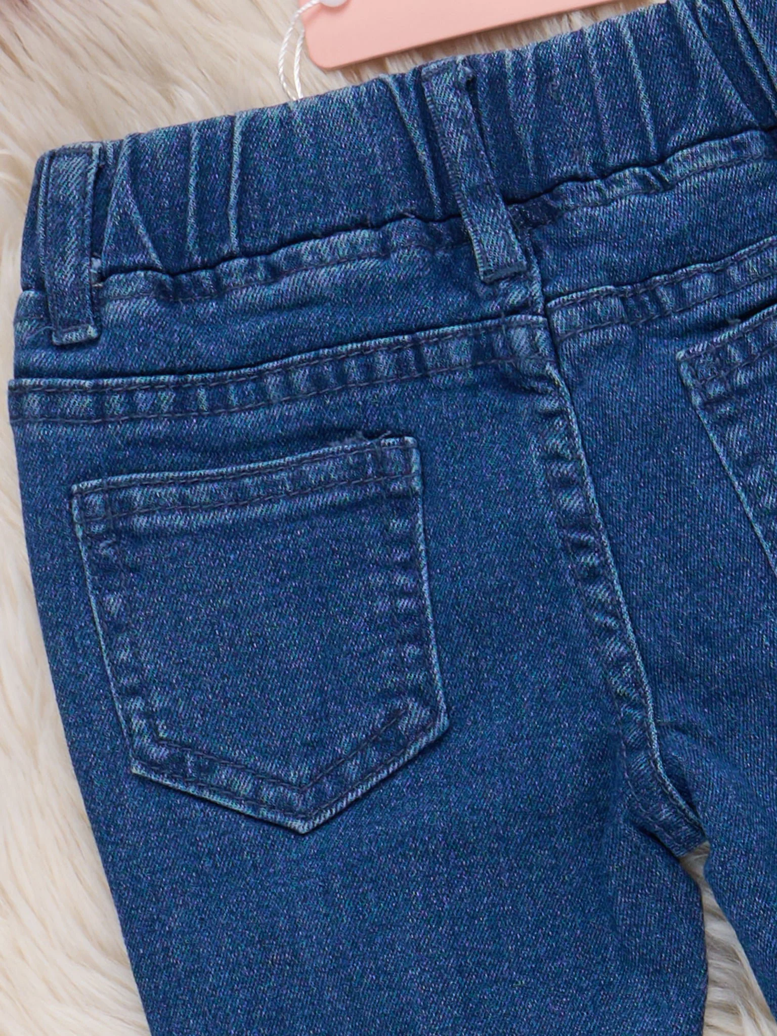 Heart Parade Embroidered Denim Bell Bottoms - Image 6