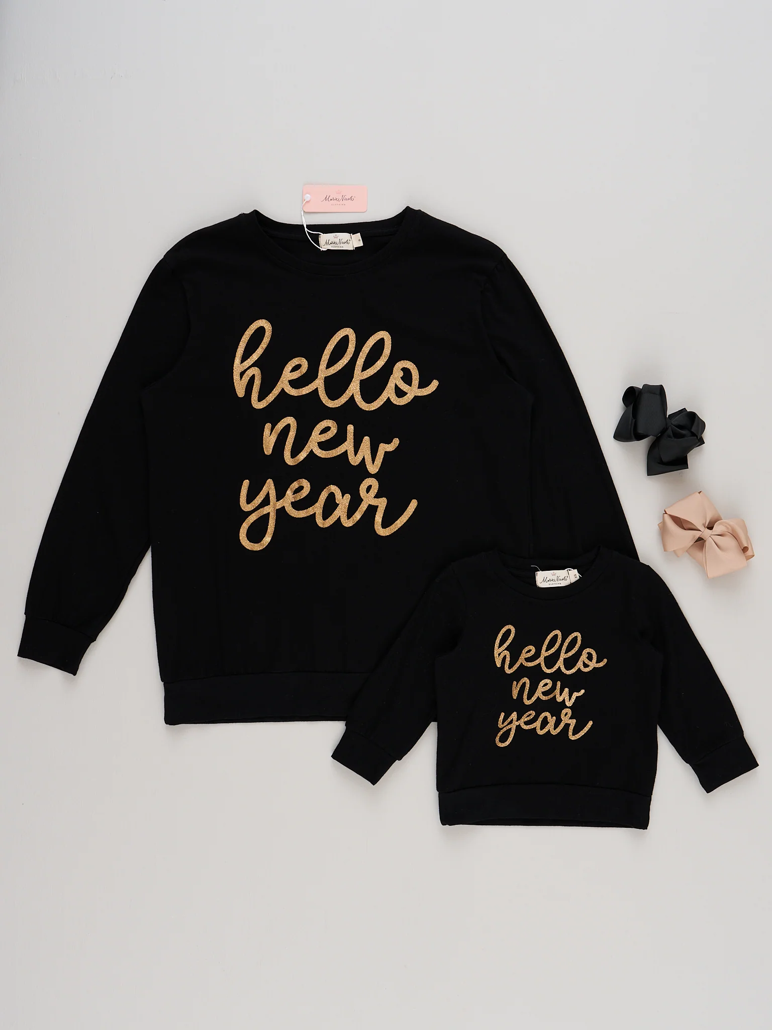 "Hello New Year" Glitter Top - Image 3
